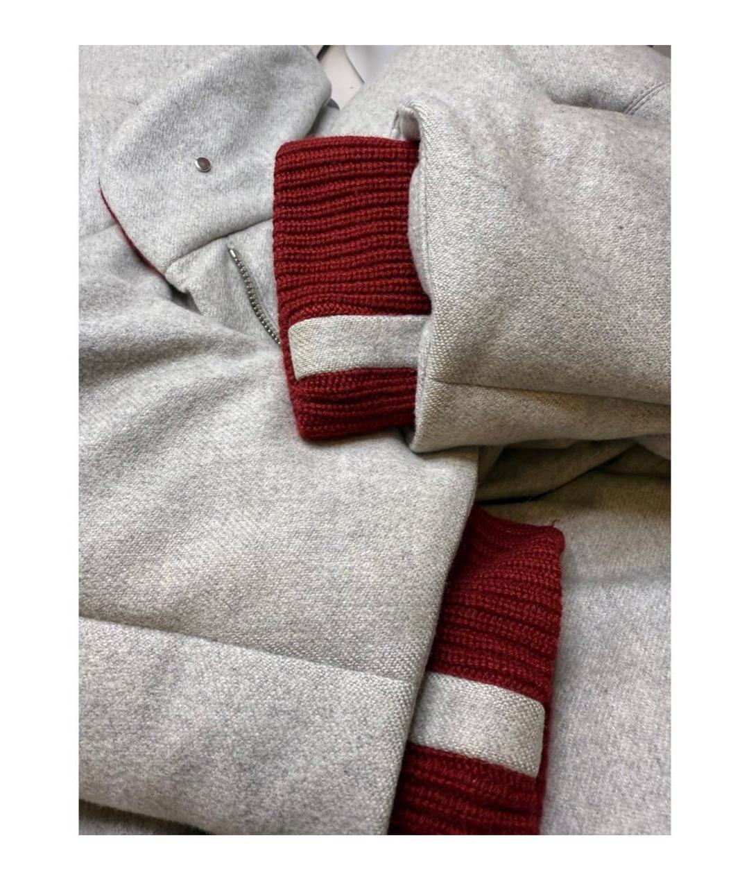 LORO PIANA Серый кашемировый пуховик, фото 7