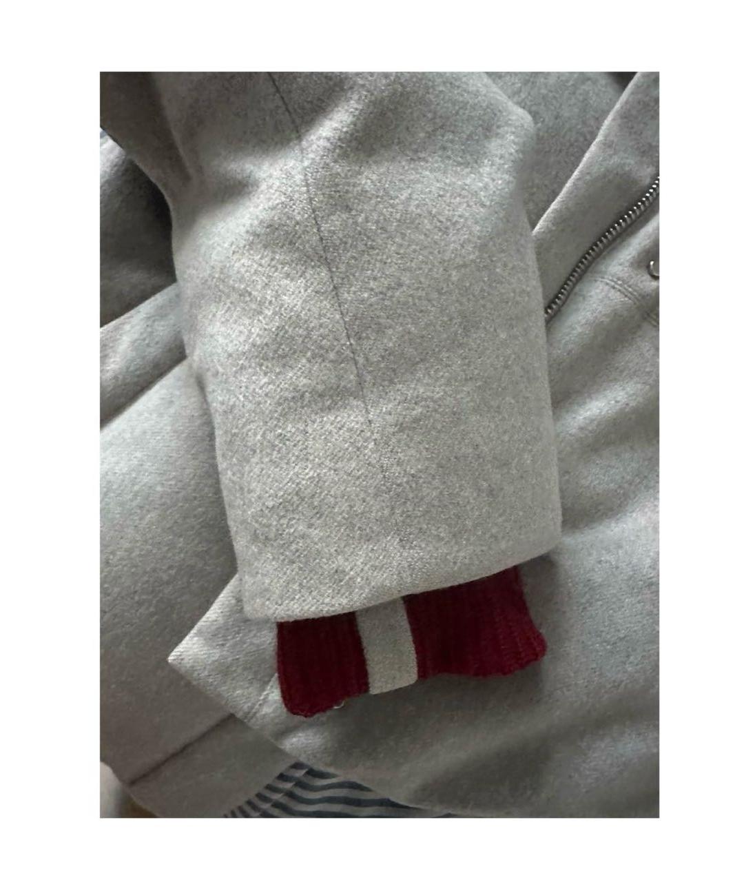 LORO PIANA Серый кашемировый пуховик, фото 5