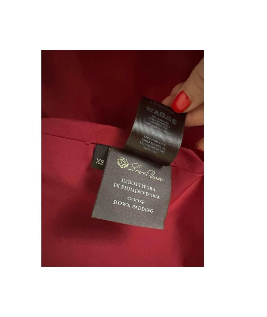 LORO PIANA Серый кашемировый пуховик, фото 3