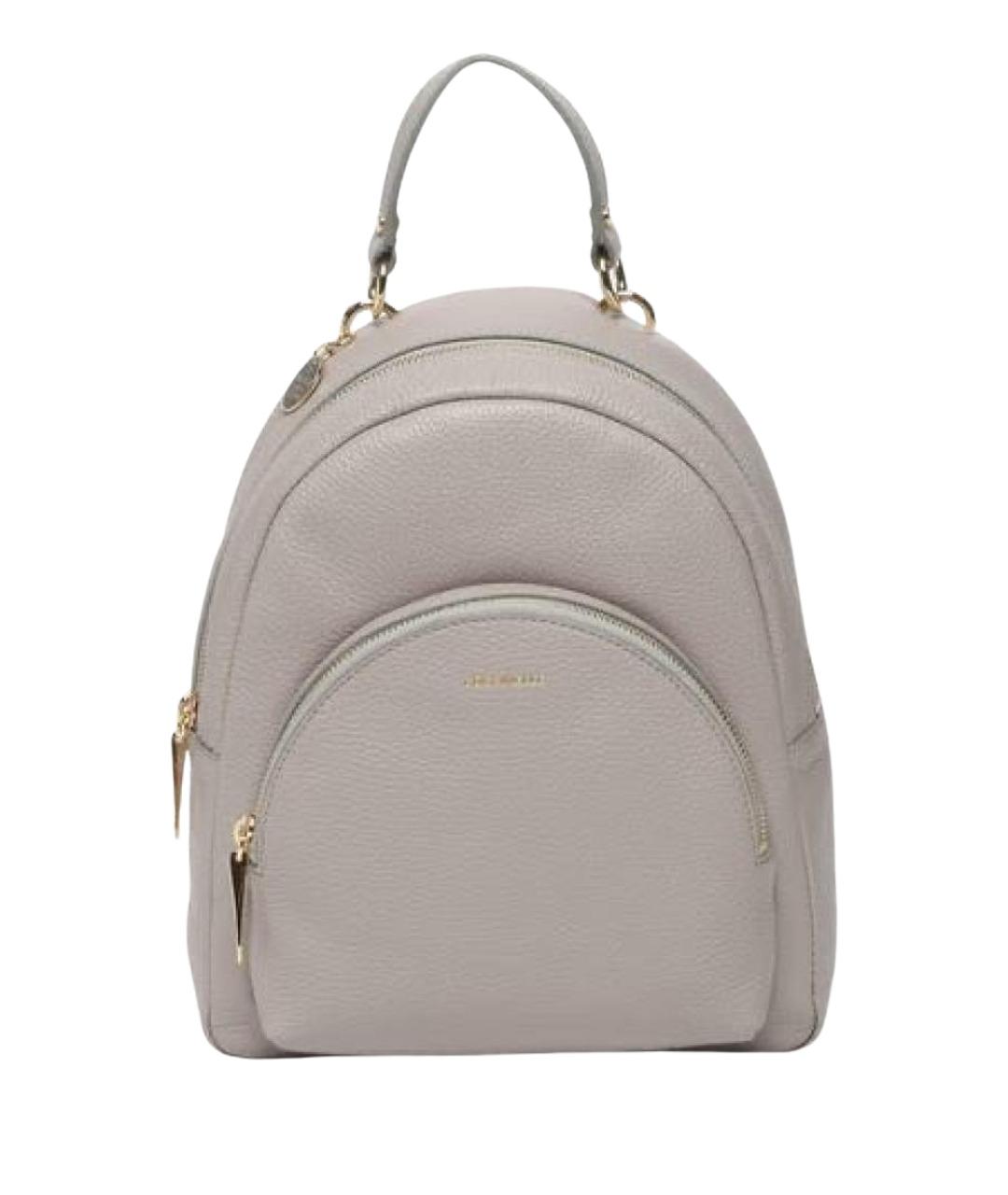 COCCINELLE Серый кожаный рюкзак, фото 1