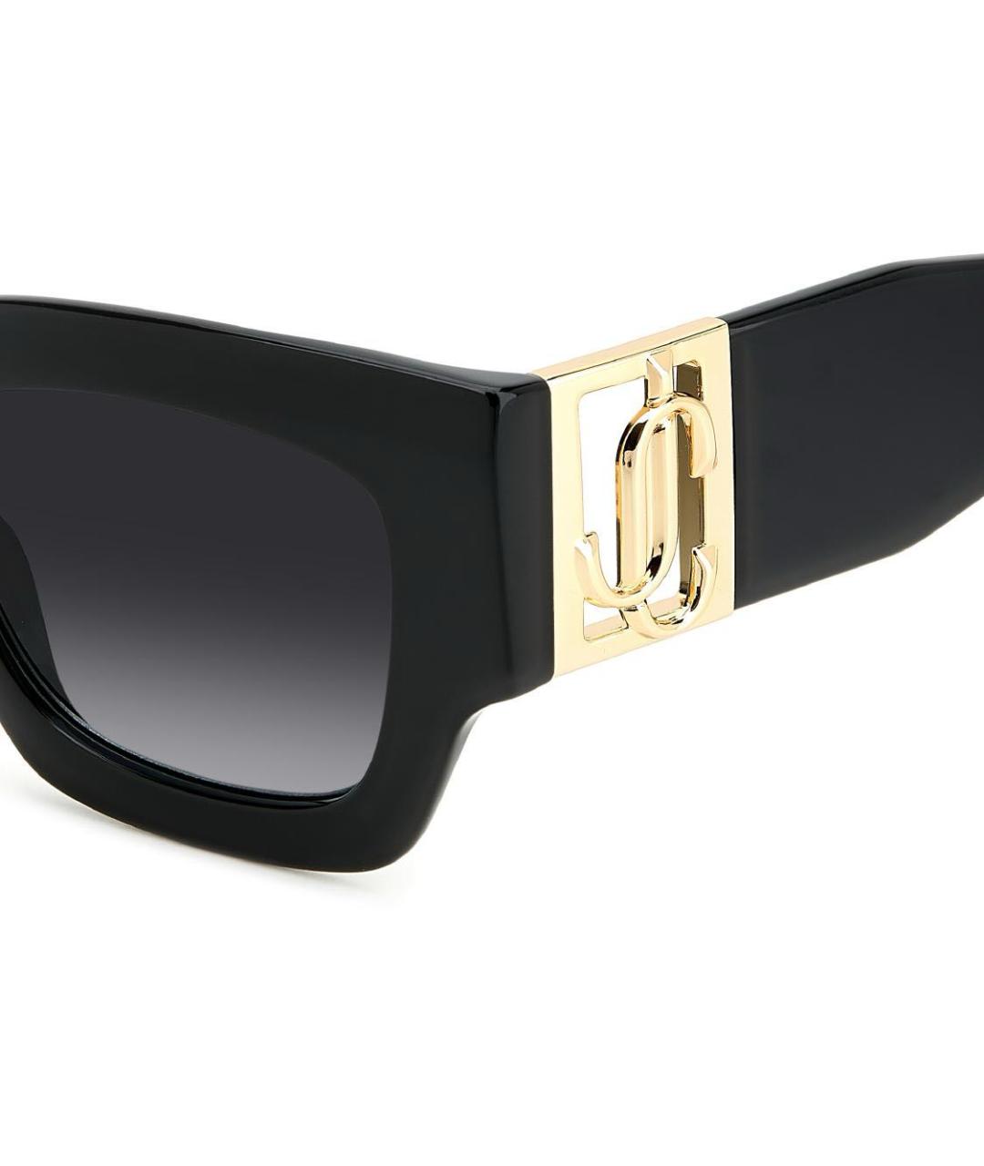 JIMMY CHOO Черные пластиковые солнцезащитные очки, фото 8