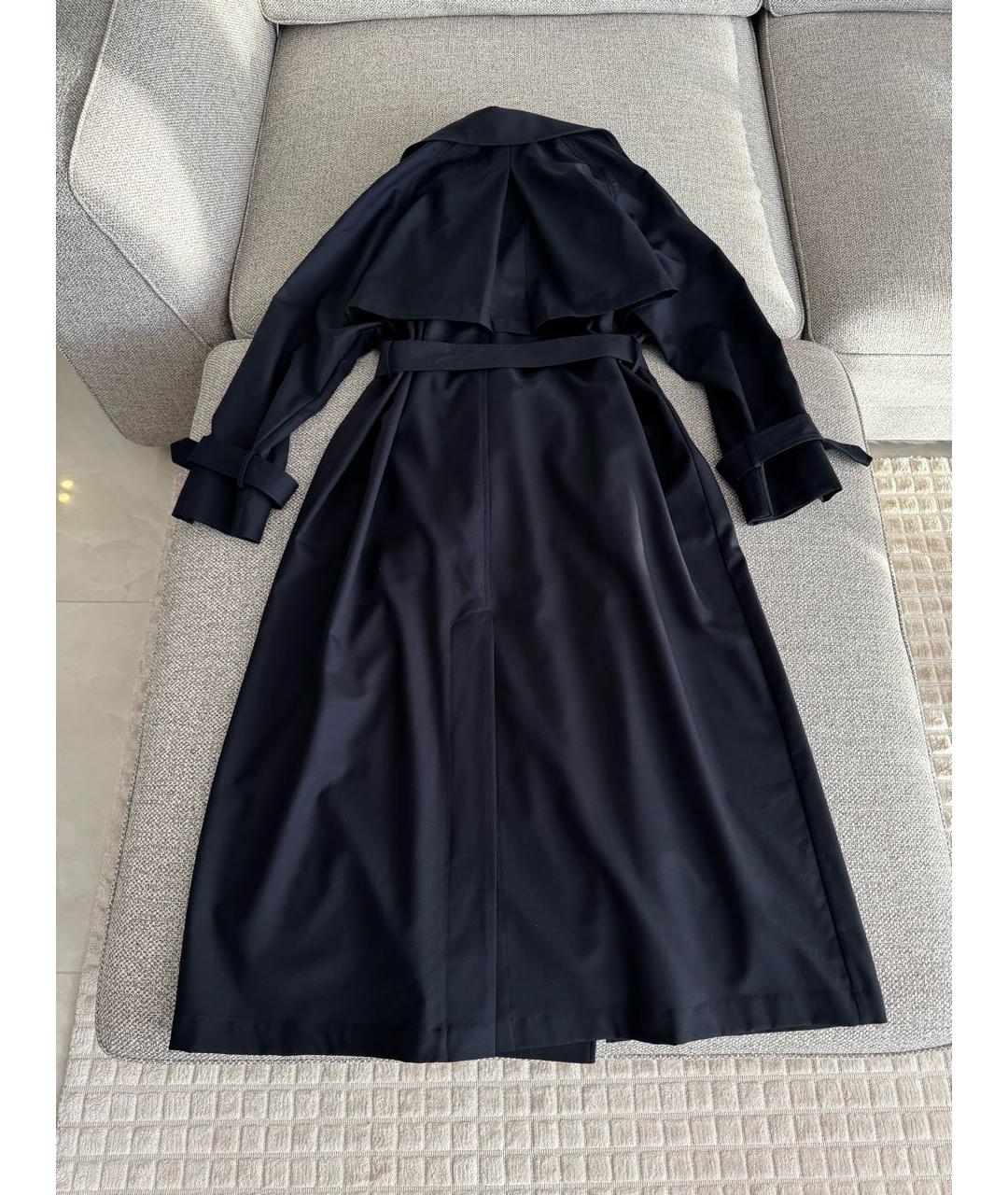 12 STOREEZ Темно-синий шерстяной тренч/плащ, фото 2