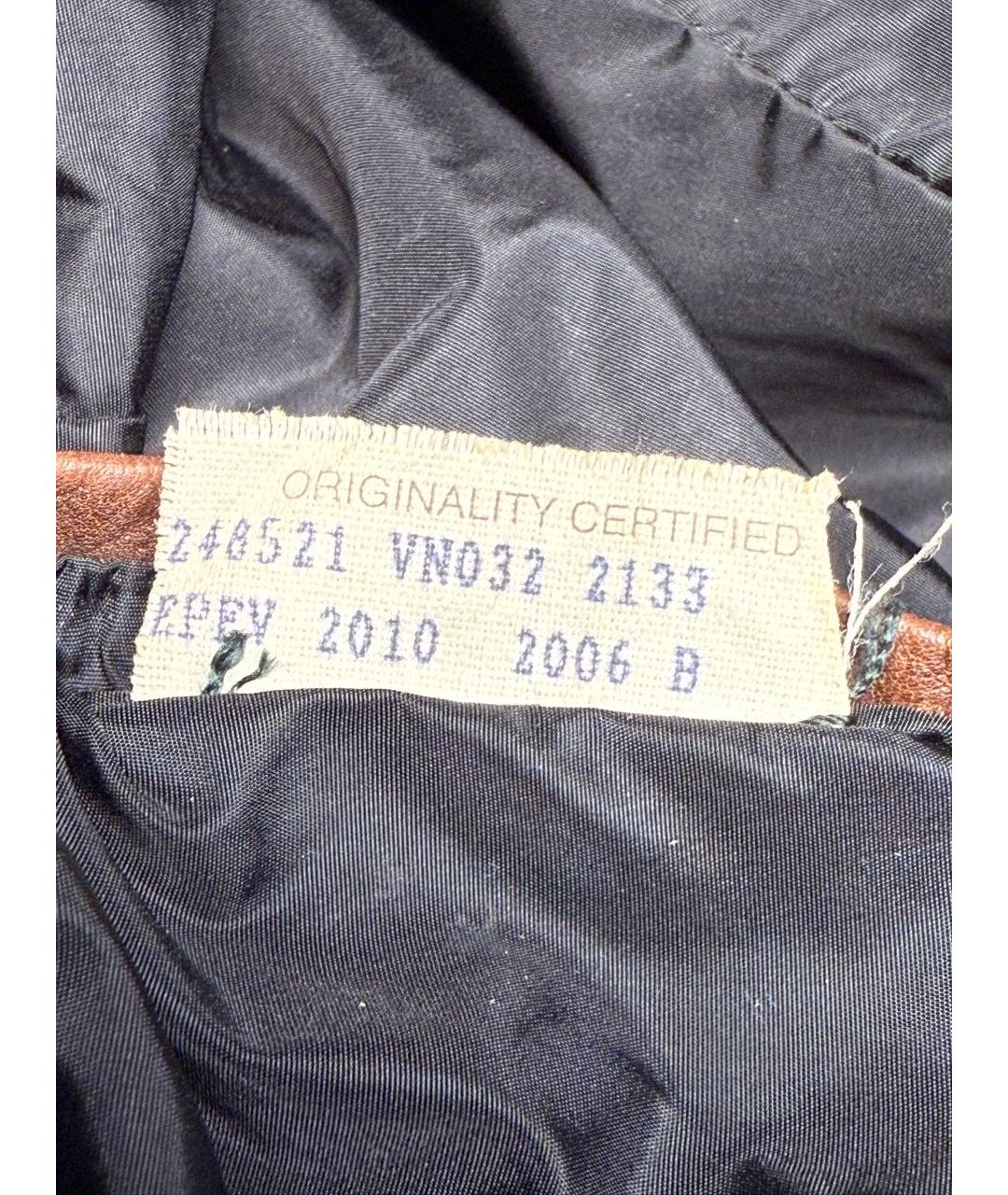 BOTTEGA VENETA Коричневая кожаная дорожная/спортивная сумка, фото 8