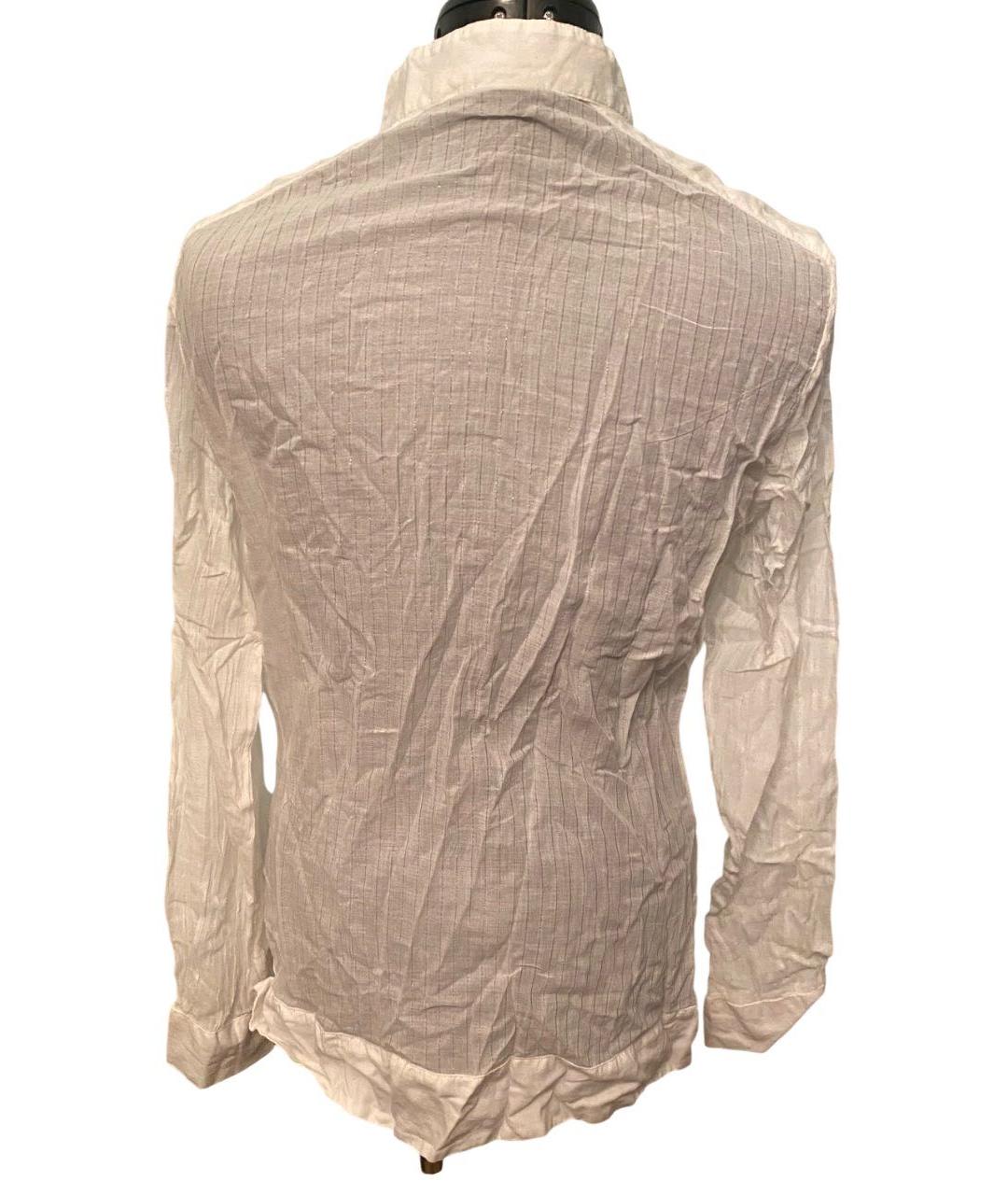 DOLCE&GABBANA Белая хлопковая рубашка, фото 3