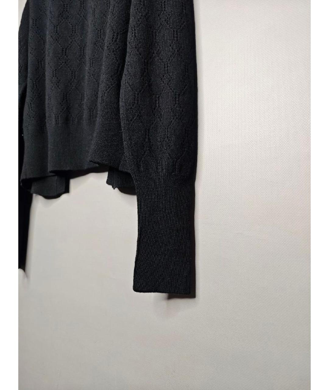 LOUIS VUITTON Черный шерстяной кардиган, фото 5