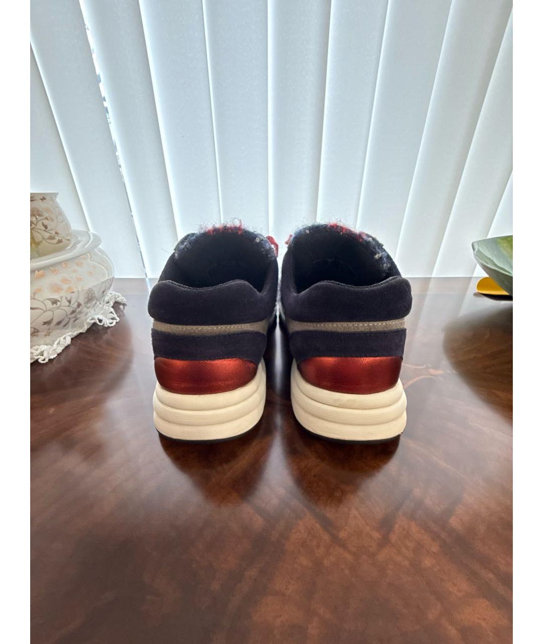 CHANEL Мульти текстильные кроссовки, фото 4