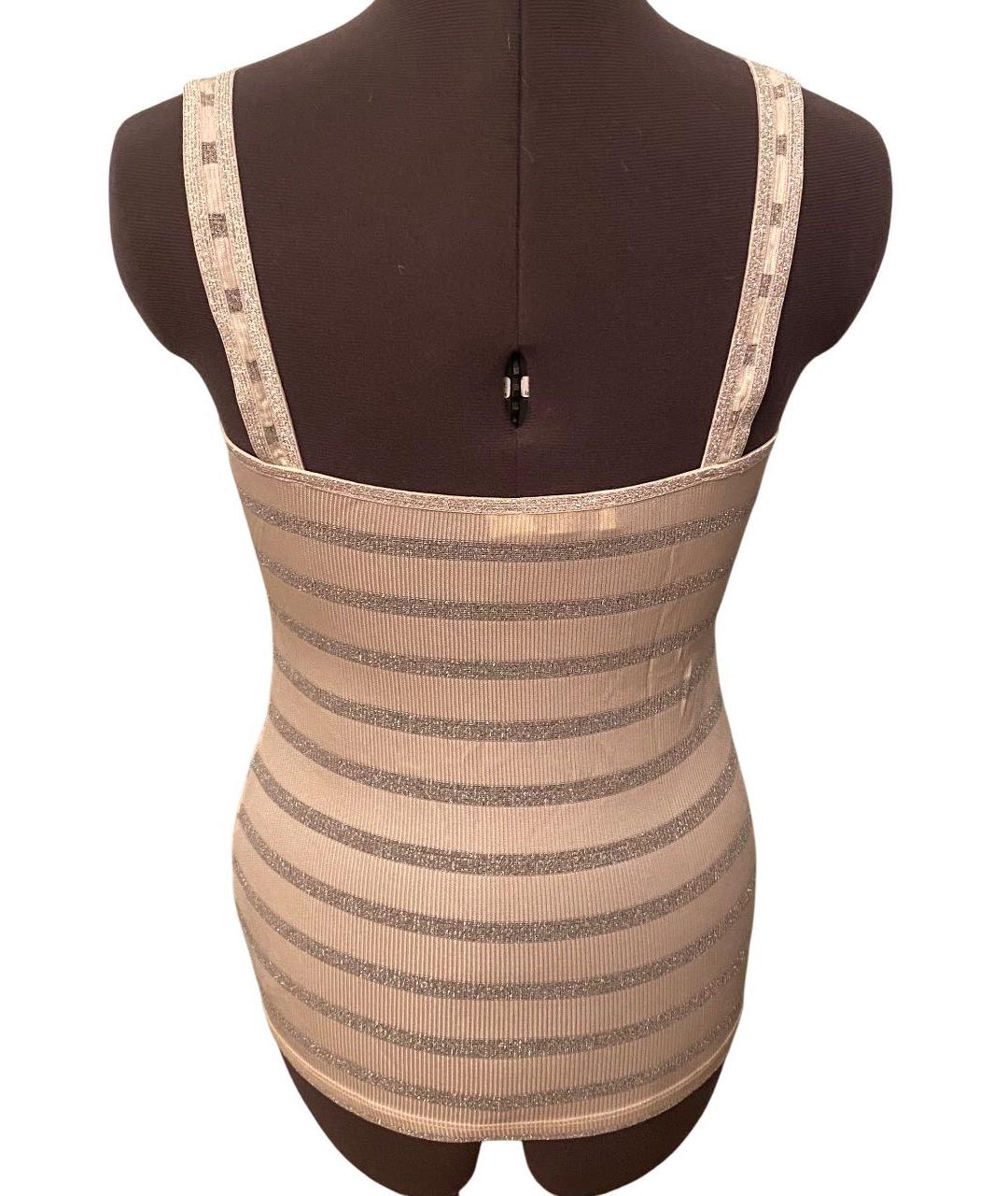 BLUMARINE Белая вискозная майка, фото 3