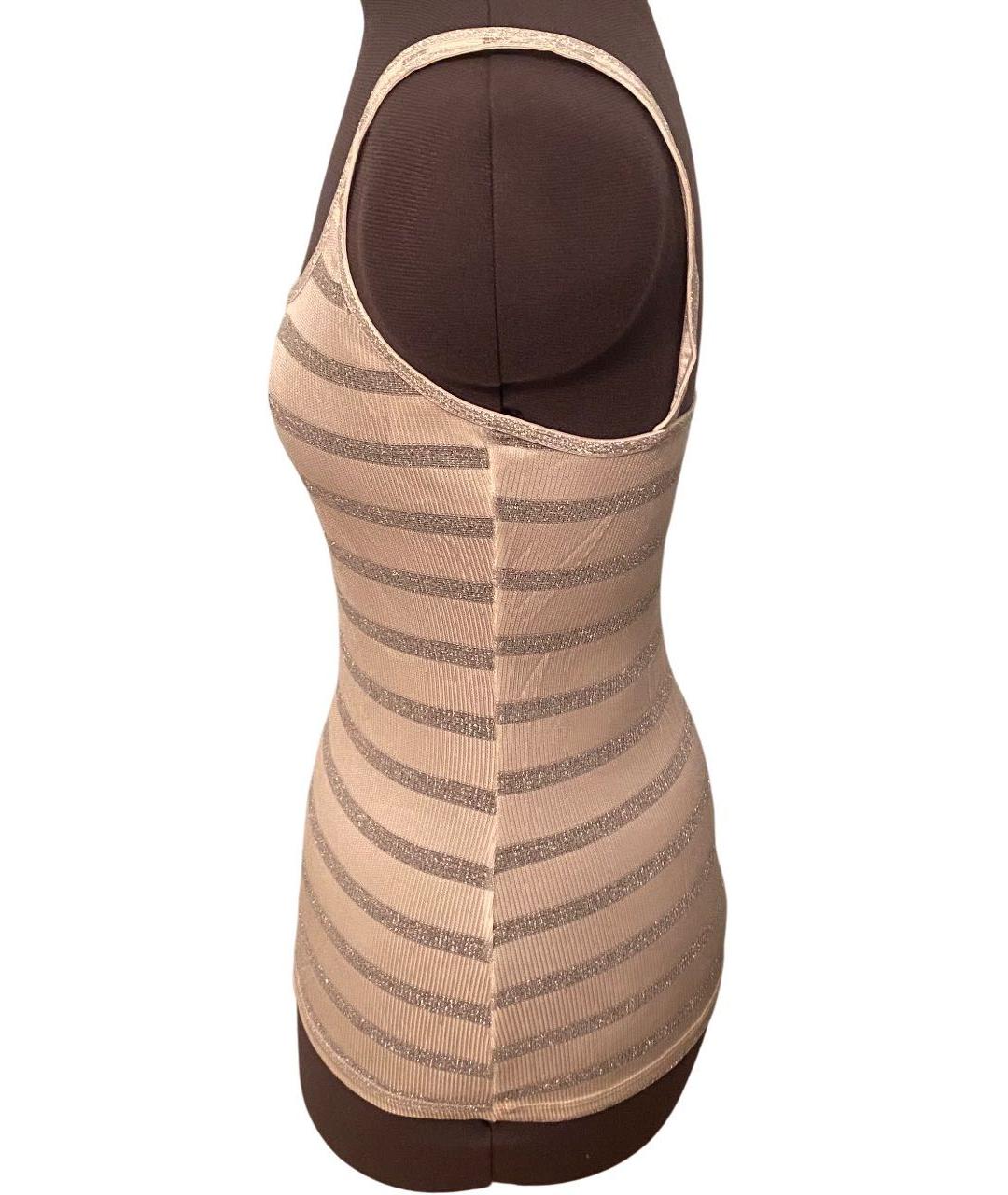 BLUMARINE Белая вискозная майка, фото 4