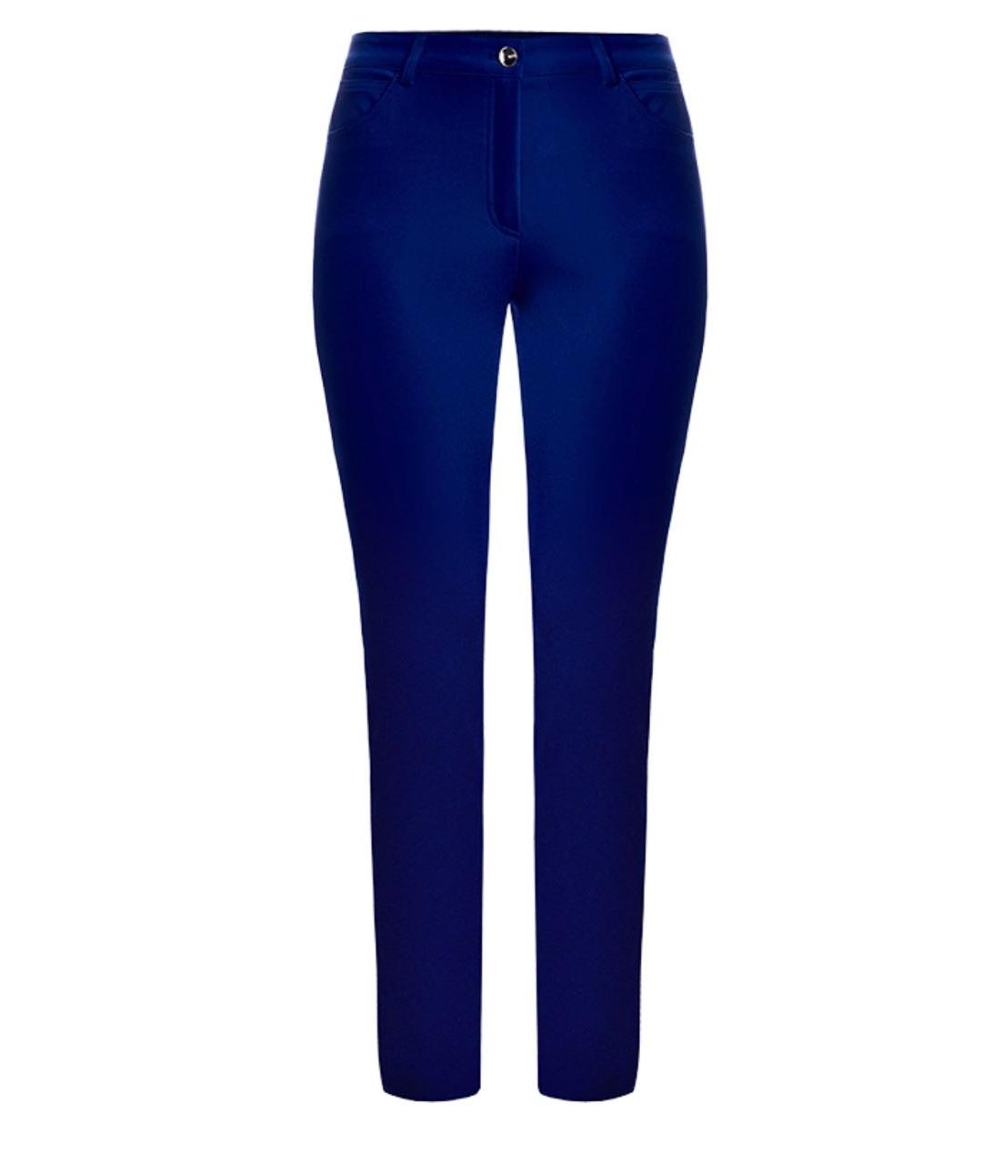 ESCADA Синие полиамидовые брюки узкие, фото 1