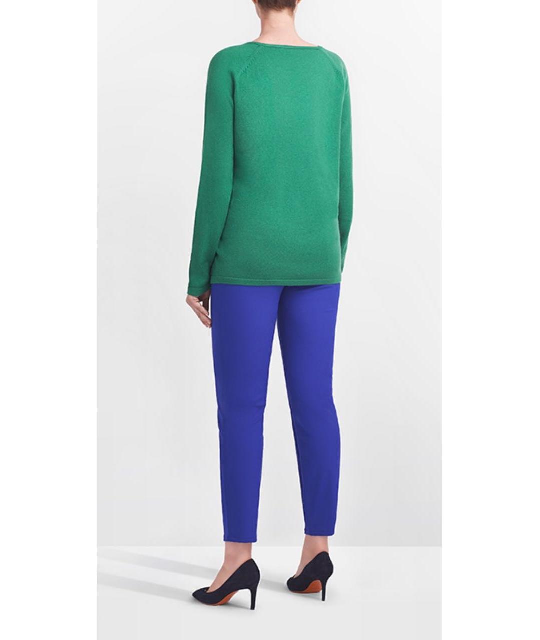 ESCADA Синие полиамидовые брюки узкие, фото 3