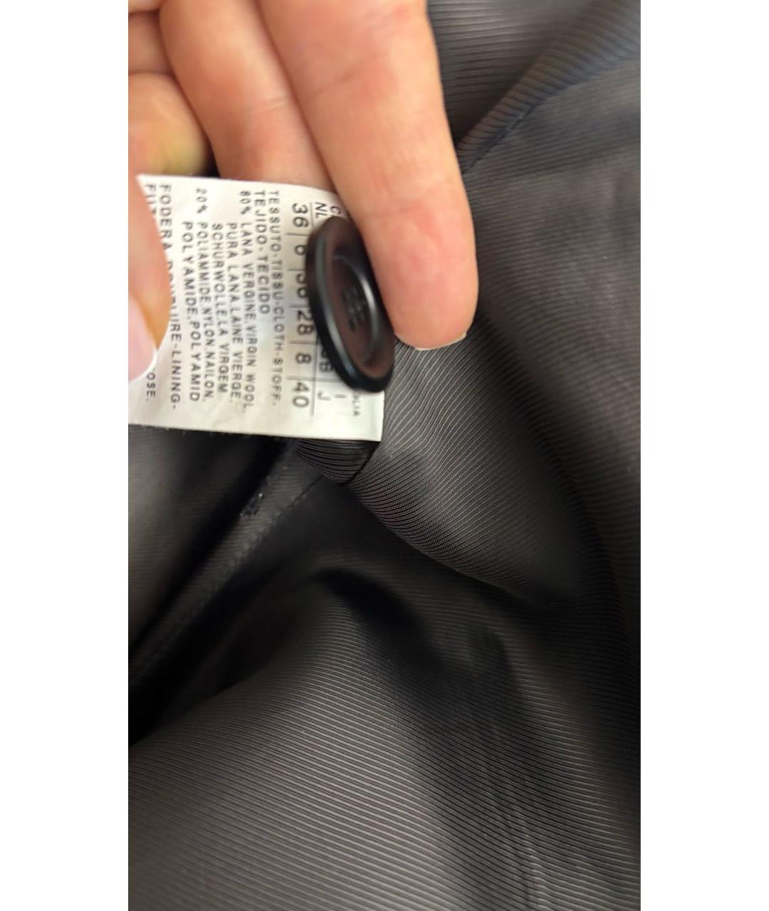SPORT MAX CODE Черное шерстяное пальто, фото 8
