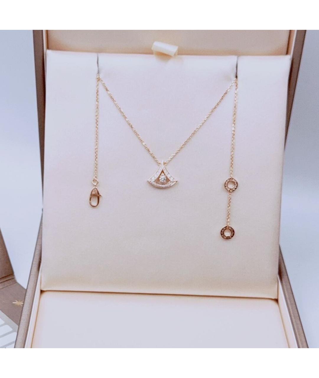 BVLGARI Розовое колье из розового золота, фото 3