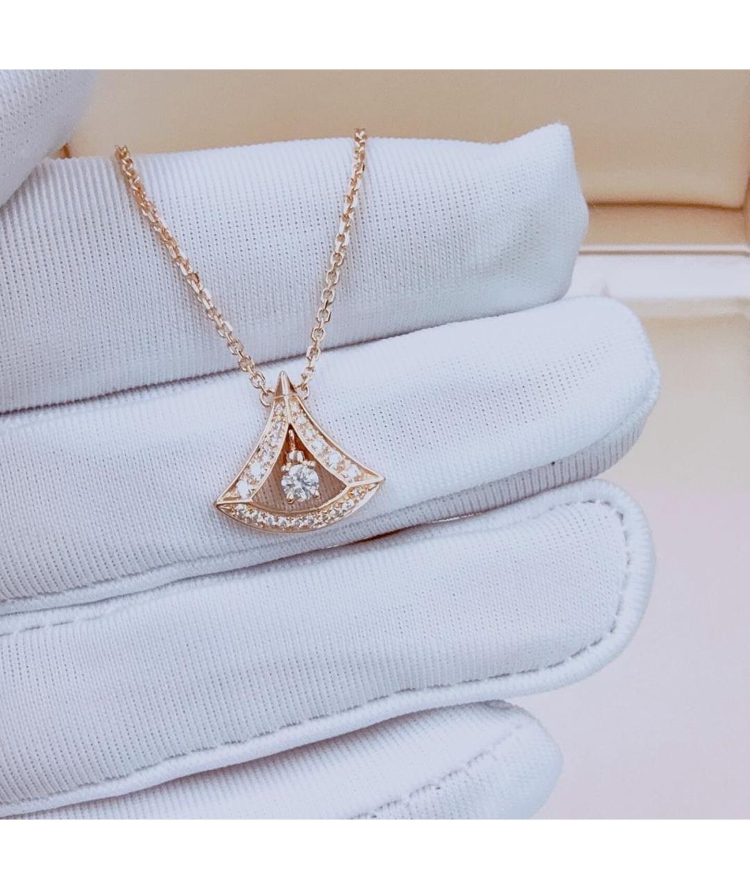 BVLGARI Розовое колье из розового золота, фото 4