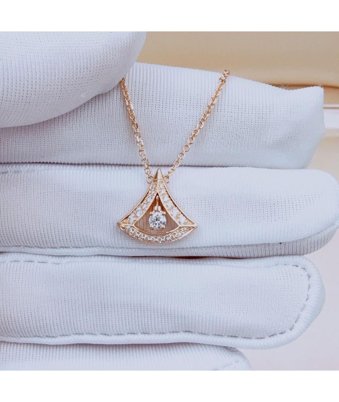 BVLGARI Розовое колье из розового золота, фото 8