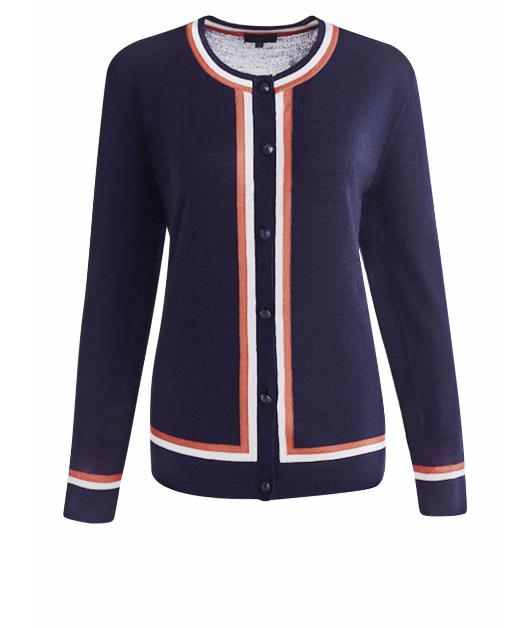 ESCADA Синий шерстяной кардиган, фото 1