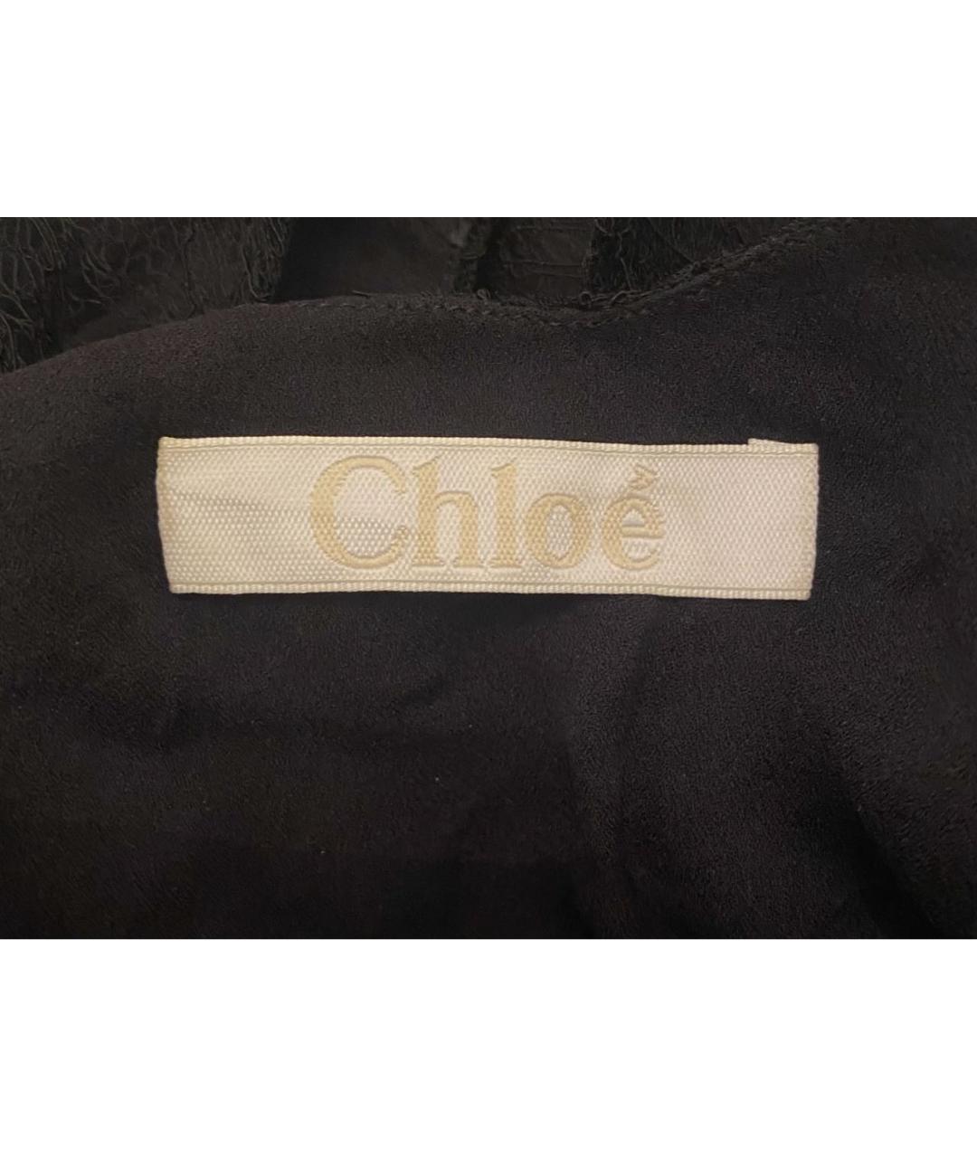 CHLOE Черная майка, фото 5