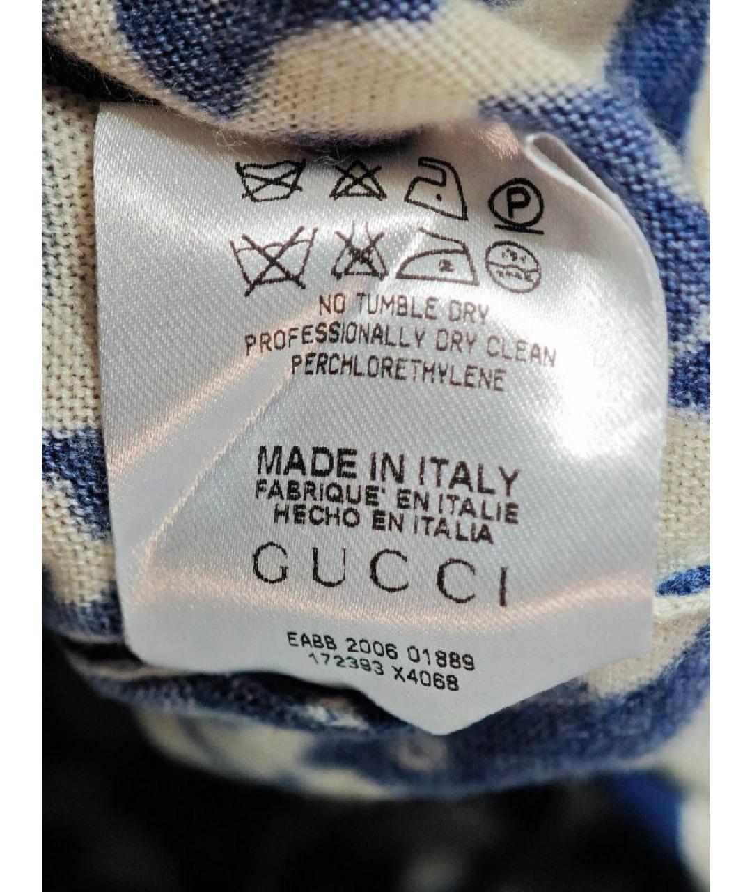 GUCCI Мульти кашемировая футболка, фото 5