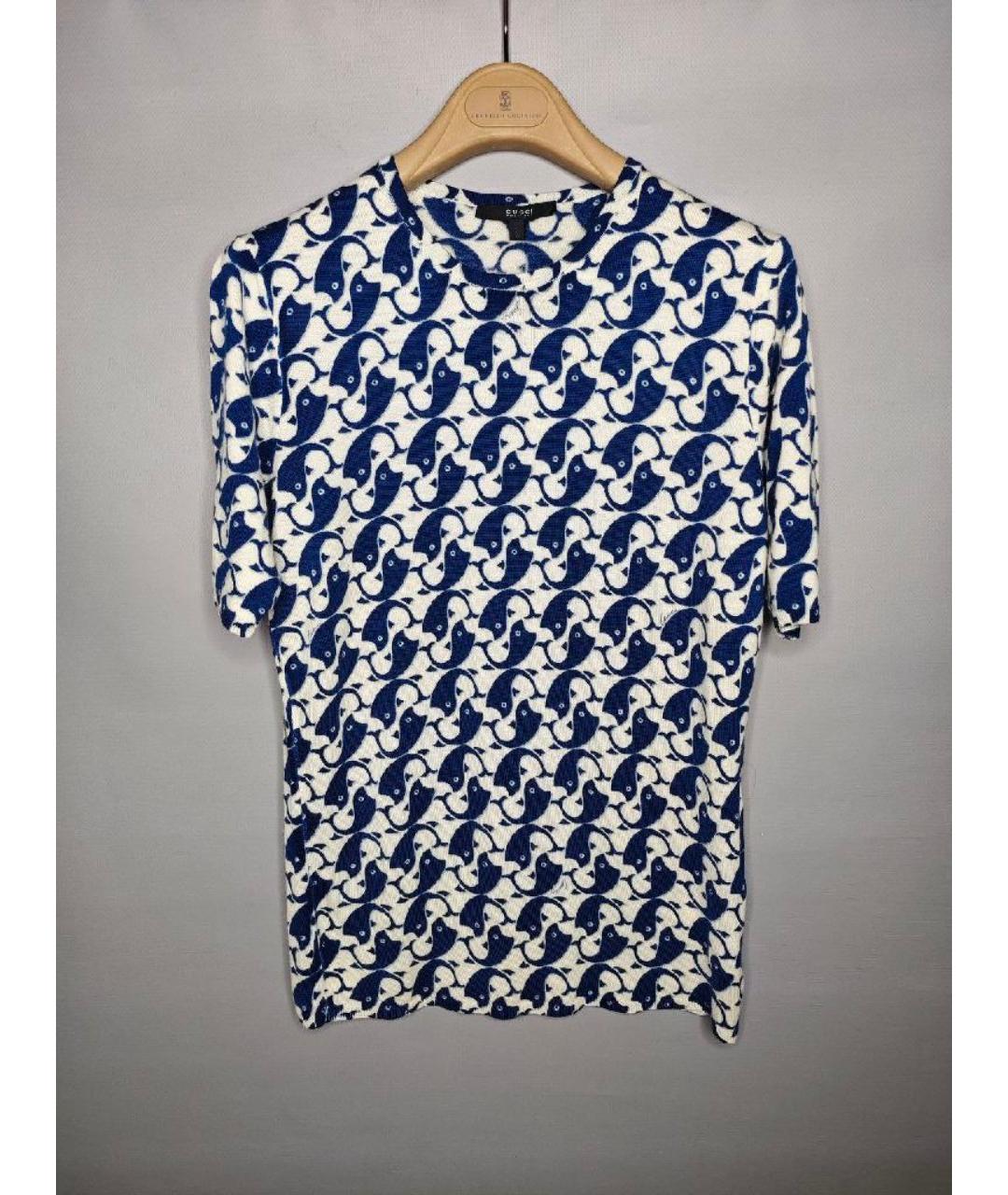 GUCCI Мульти кашемировая футболка, фото 7