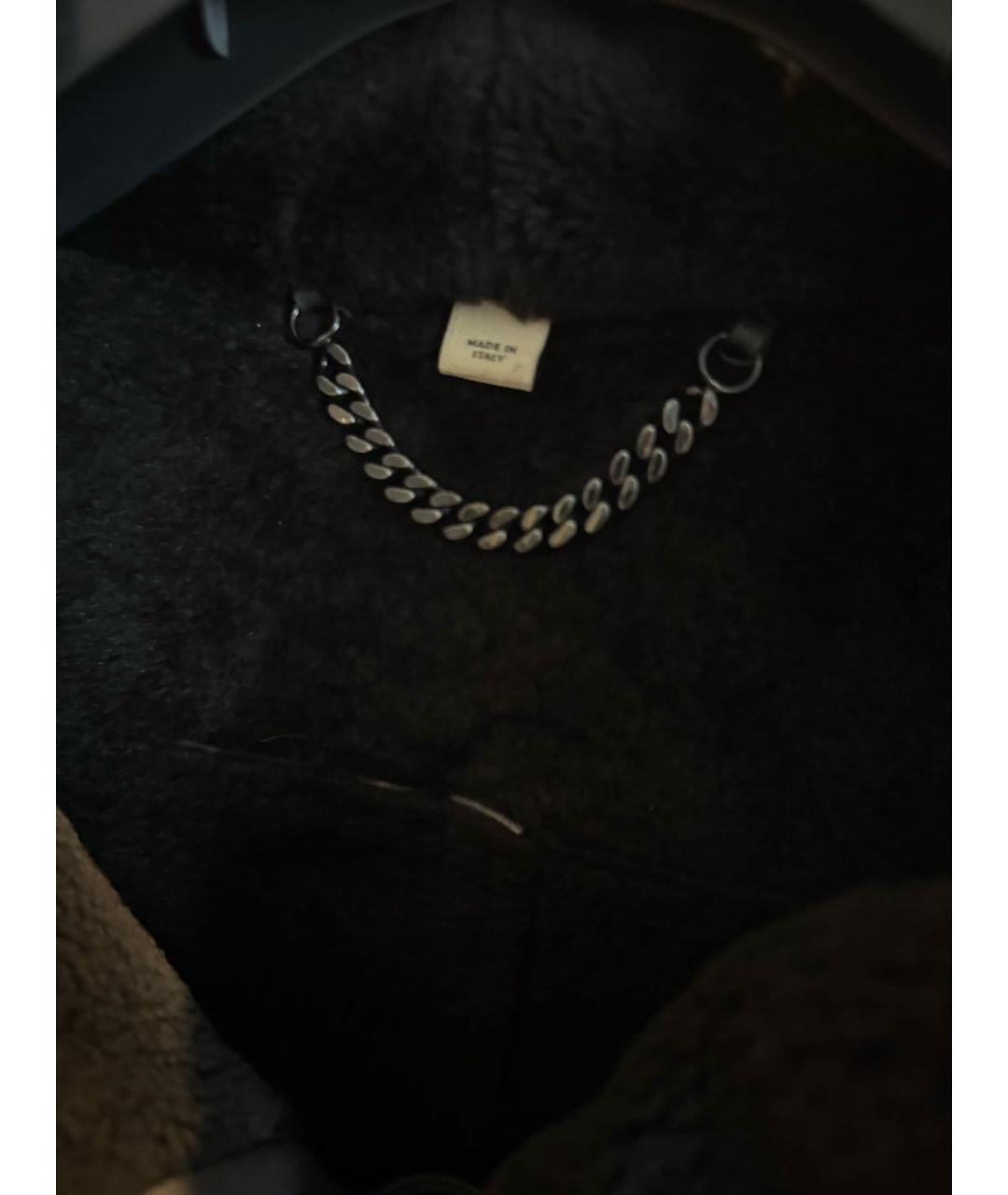 BURBERRY Коричневая кожаная дубленка, фото 3