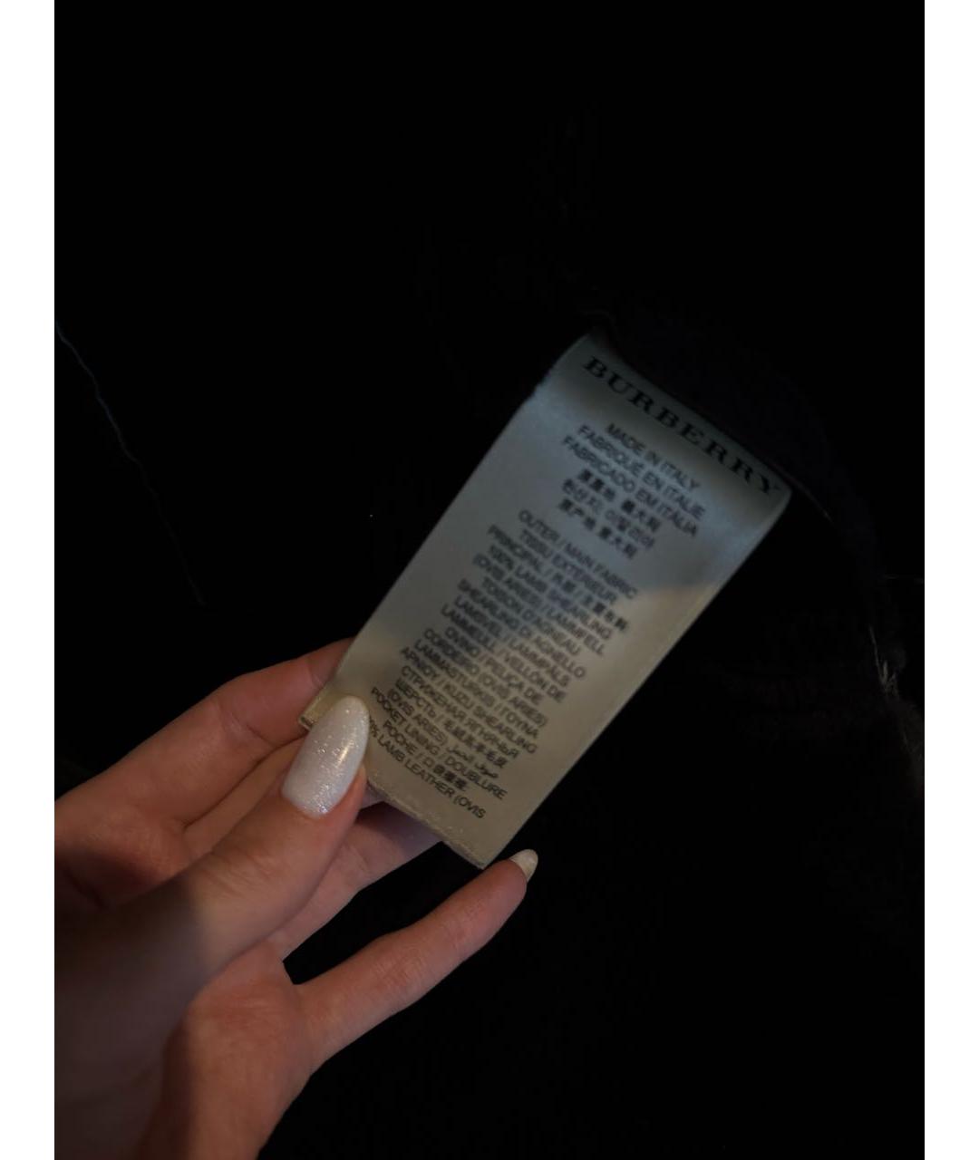 BURBERRY Коричневая кожаная дубленка, фото 5