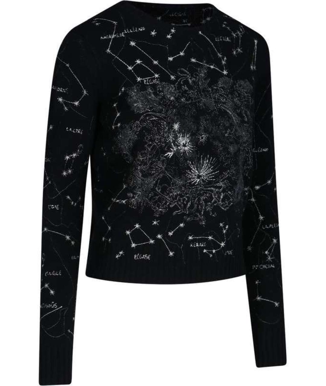 CHRISTIAN DIOR Черный кашемировый джемпер / свитер, фото 3