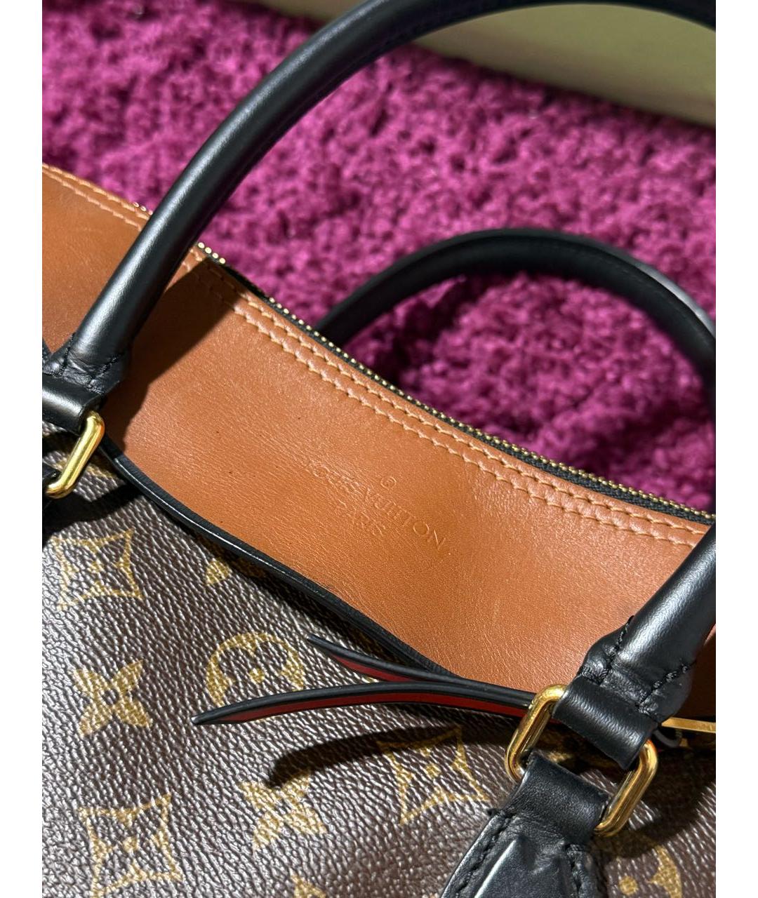 LOUIS VUITTON Коричневая сумка тоут, фото 5