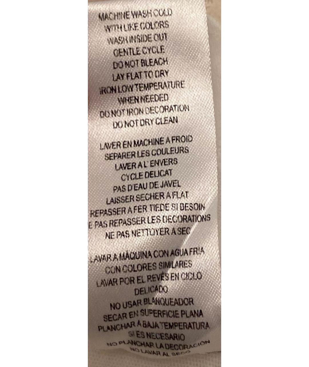 JUICY COUTURE Белая хлопковая футболка, фото 6