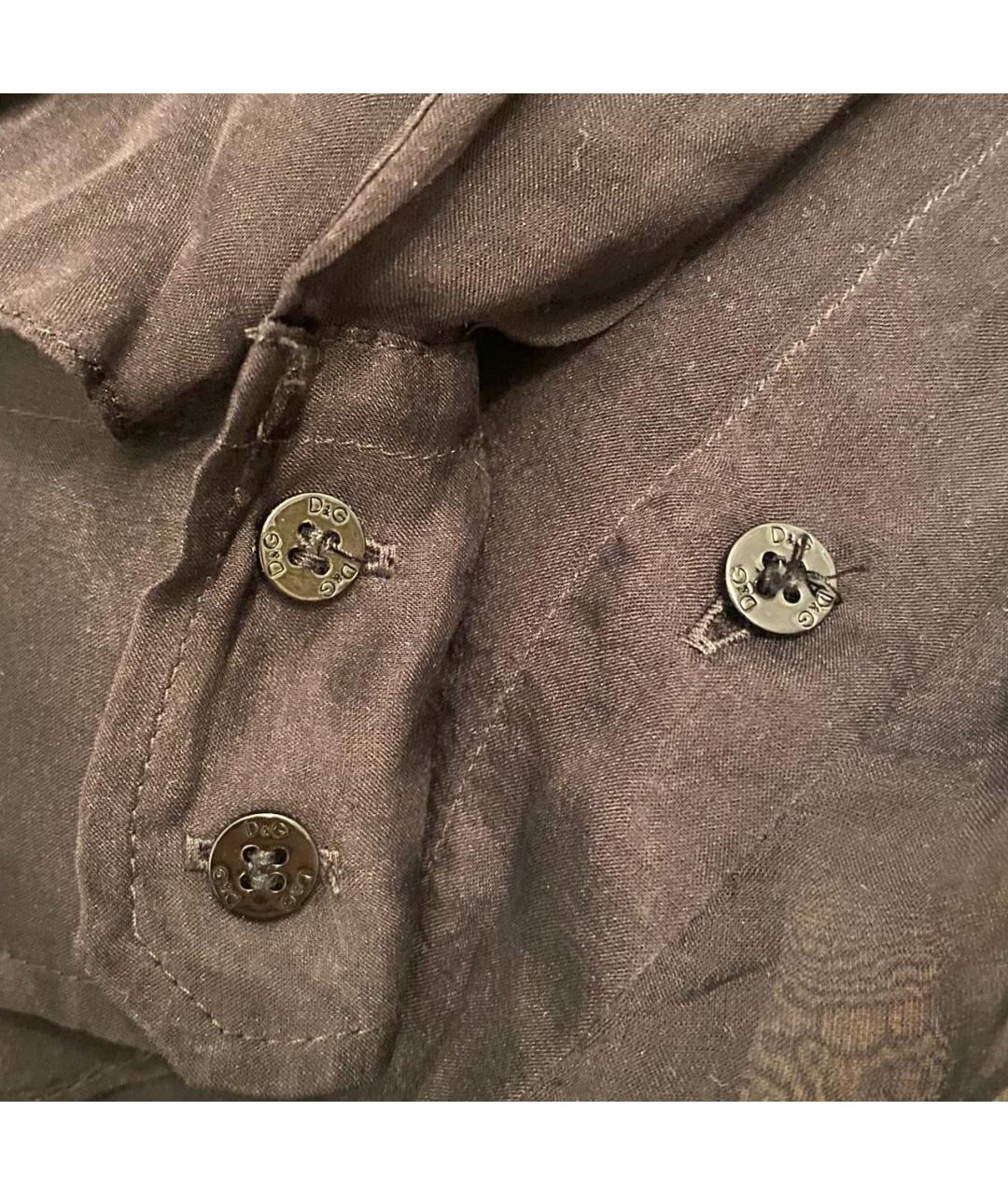 DOLCE&GABBANA Черная шелковая блузы, фото 4