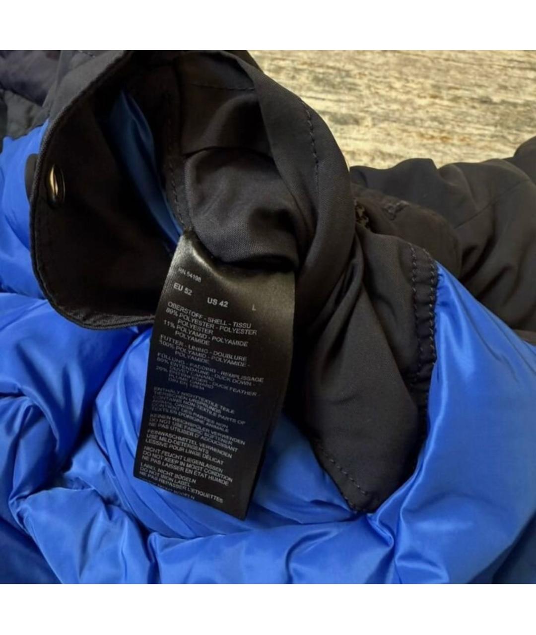 BOGNER Синий полиэстеровый пуховик, фото 3