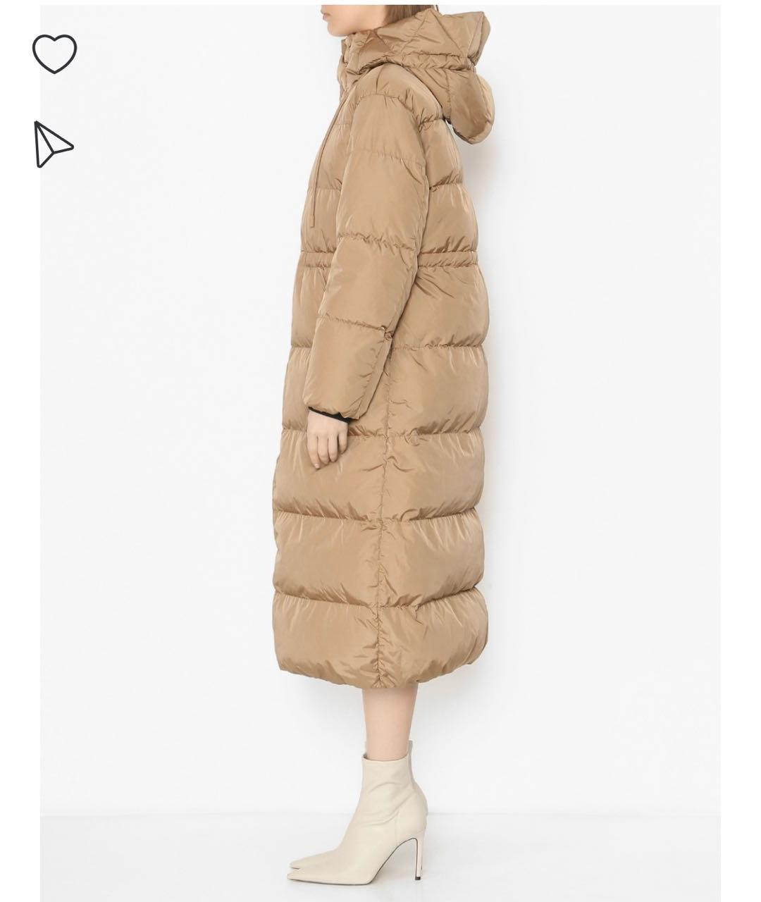 WEEKEND MAX MARA Бежевый хлопковый пуховик, фото 7