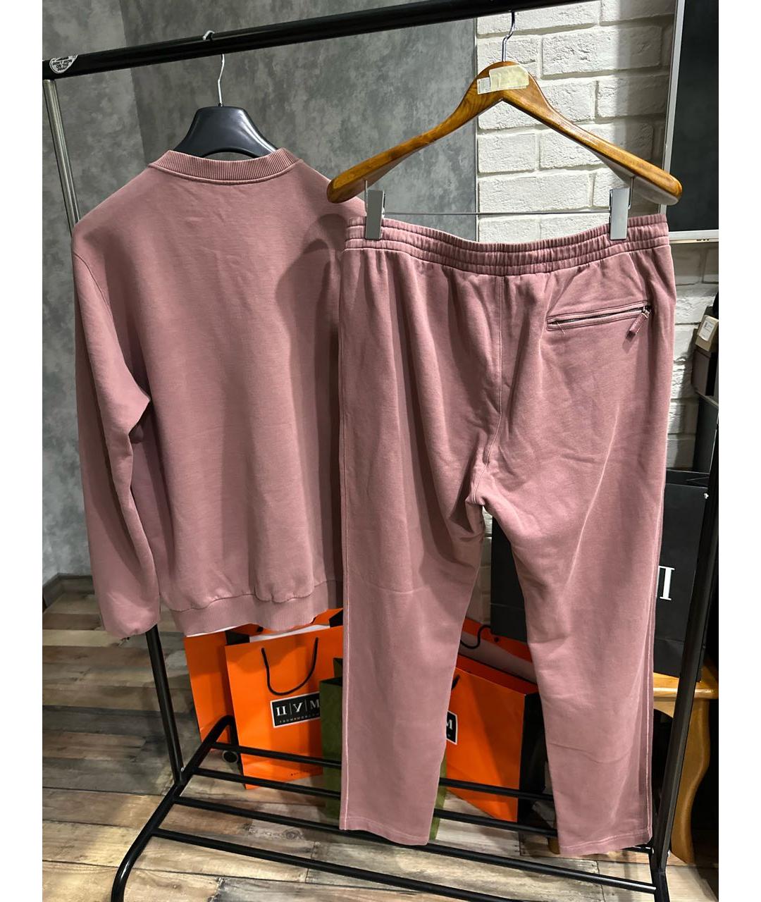 DOLCE&GABBANA Коралловый хлопковый спортивный костюм, фото 3