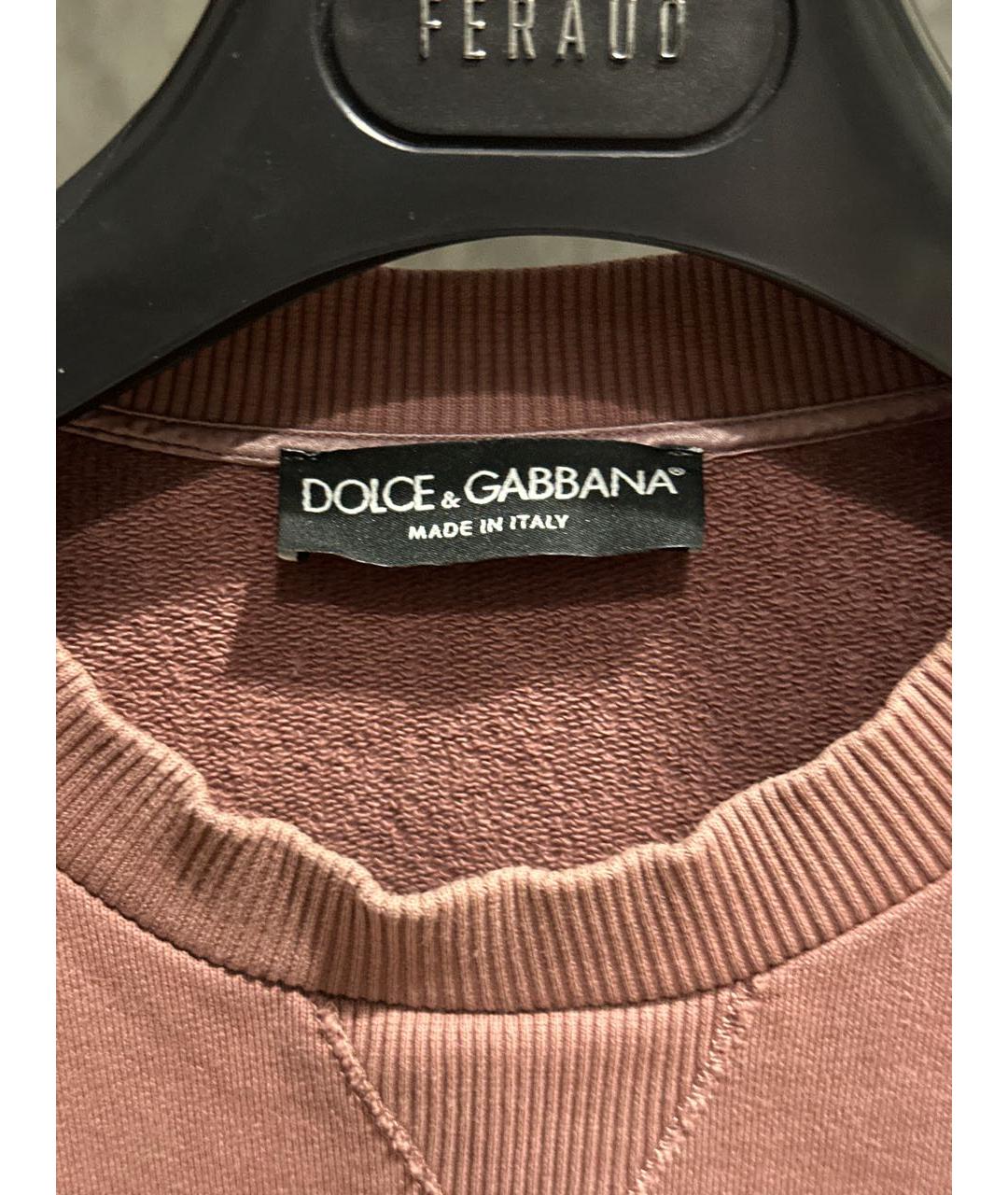 DOLCE&GABBANA Коралловый хлопковый спортивный костюм, фото 6