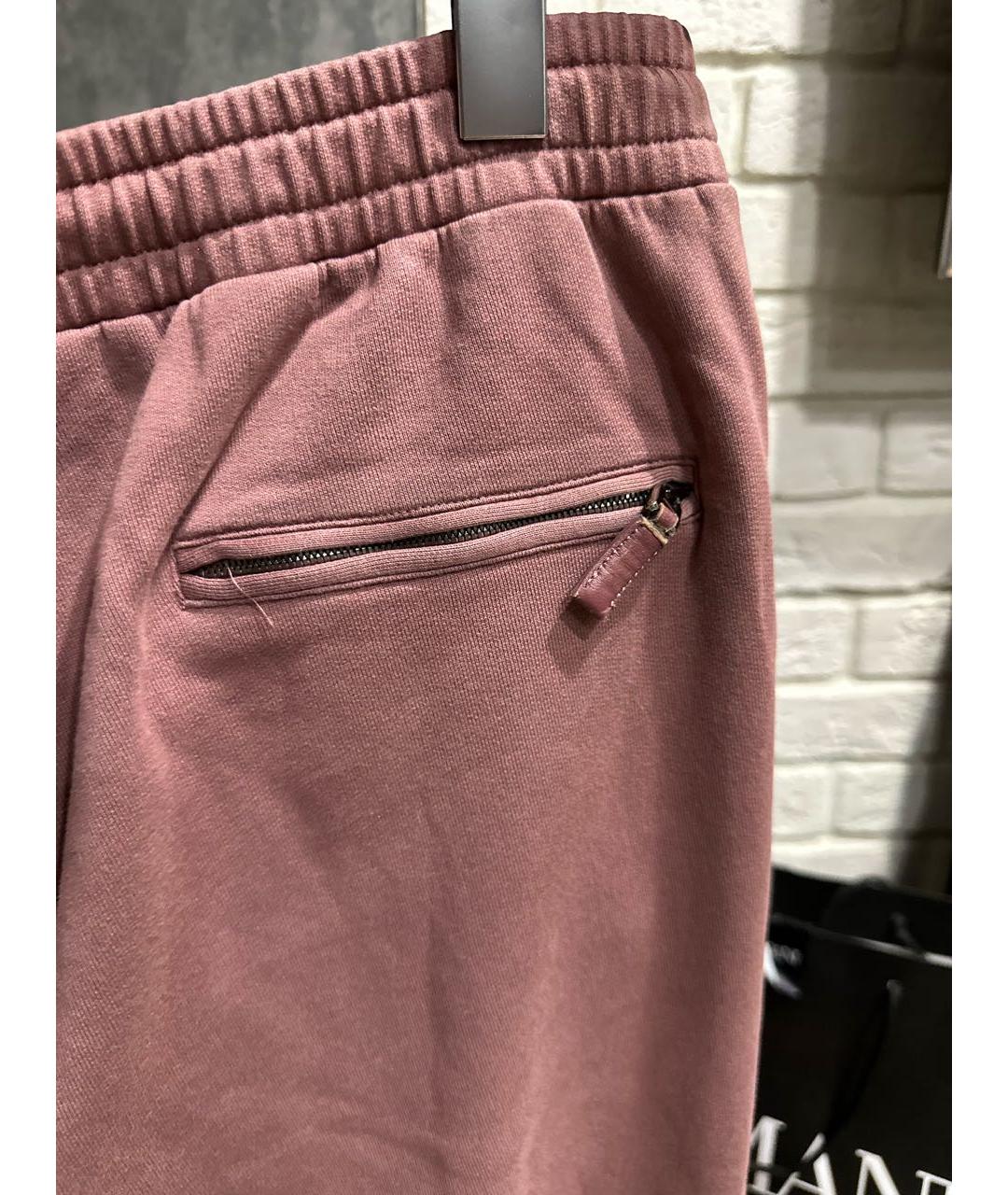 DOLCE&GABBANA Коралловый хлопковый спортивный костюм, фото 7