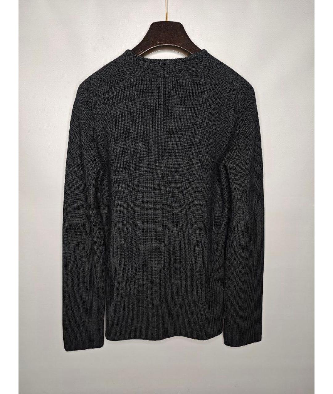 LOUIS VUITTON Черный шерстяной джемпер / свитер, фото 2