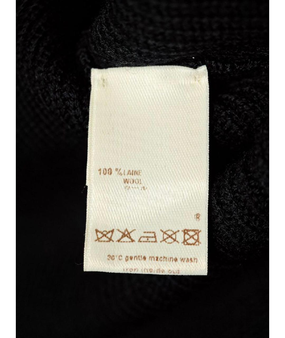 LOUIS VUITTON Черный шерстяной джемпер / свитер, фото 5