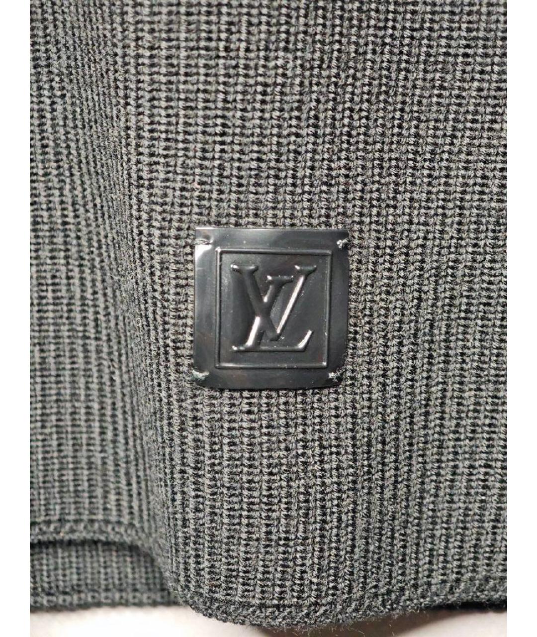 LOUIS VUITTON Черный шерстяной джемпер / свитер, фото 4