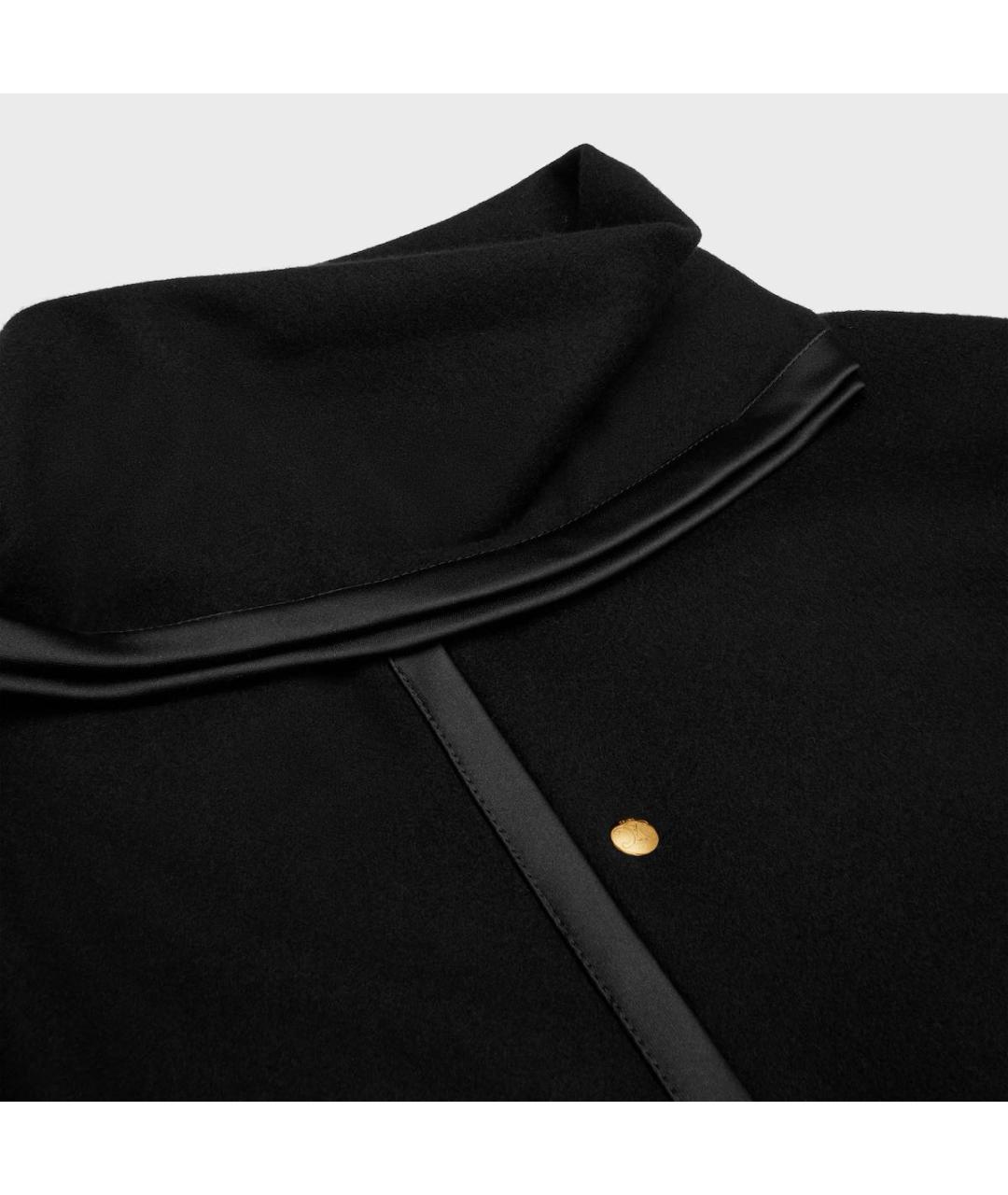 CELINE Черная шерстяная куртка, фото 3