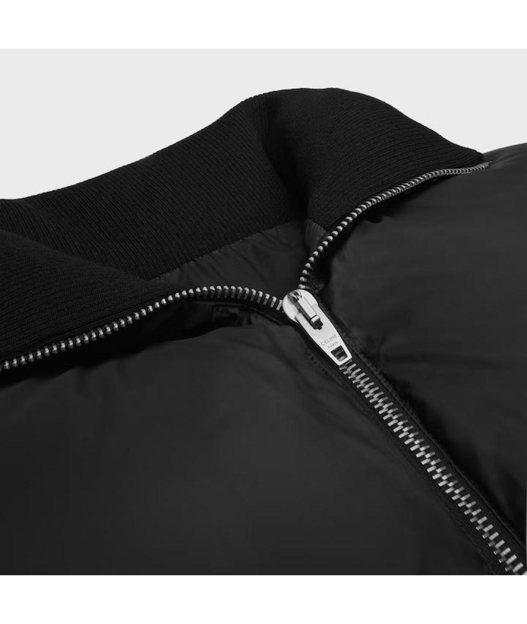 CELINE Черная полиэстеровая куртка, фото 3