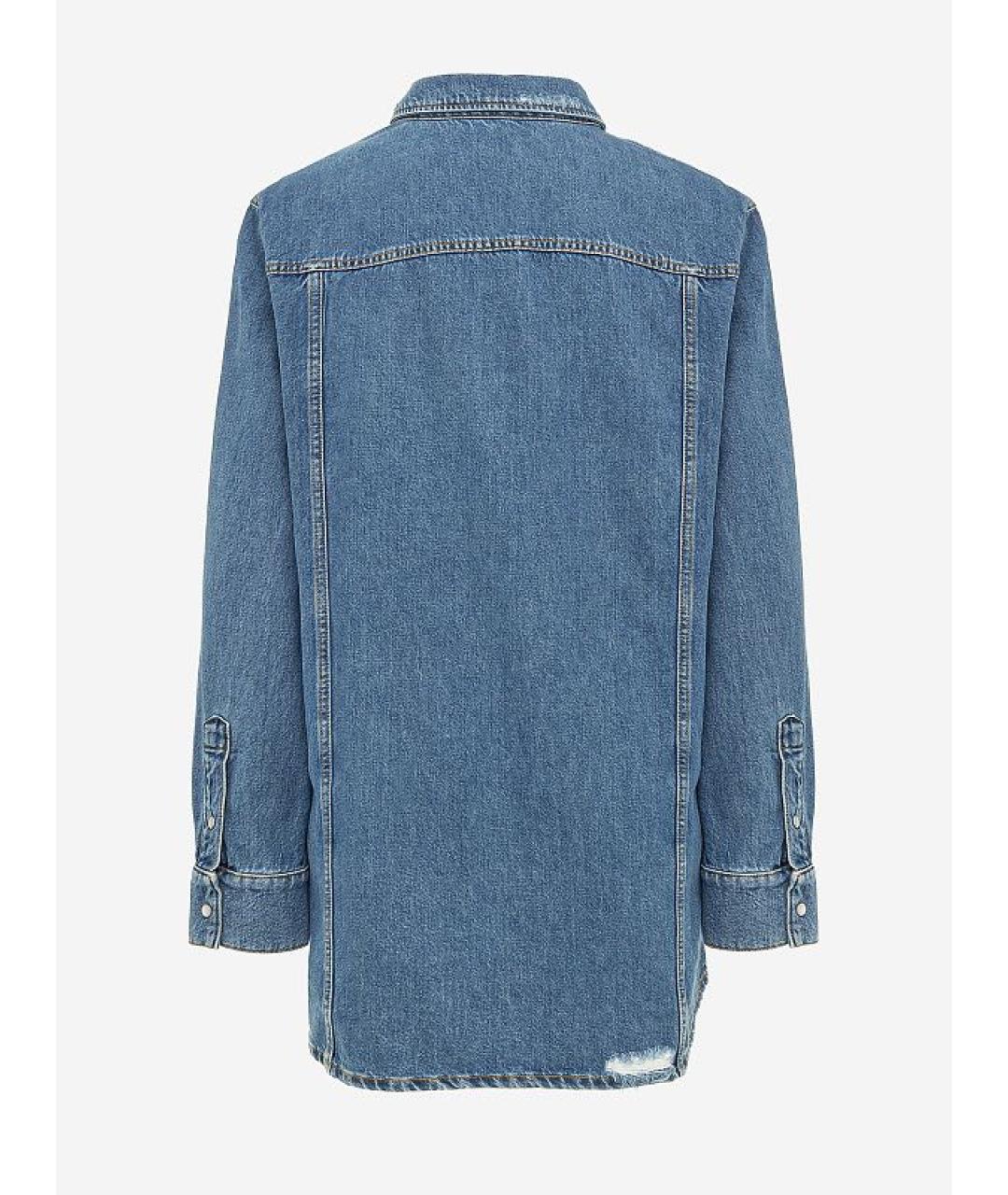 IRO Синее деним повседневное платье, фото 2