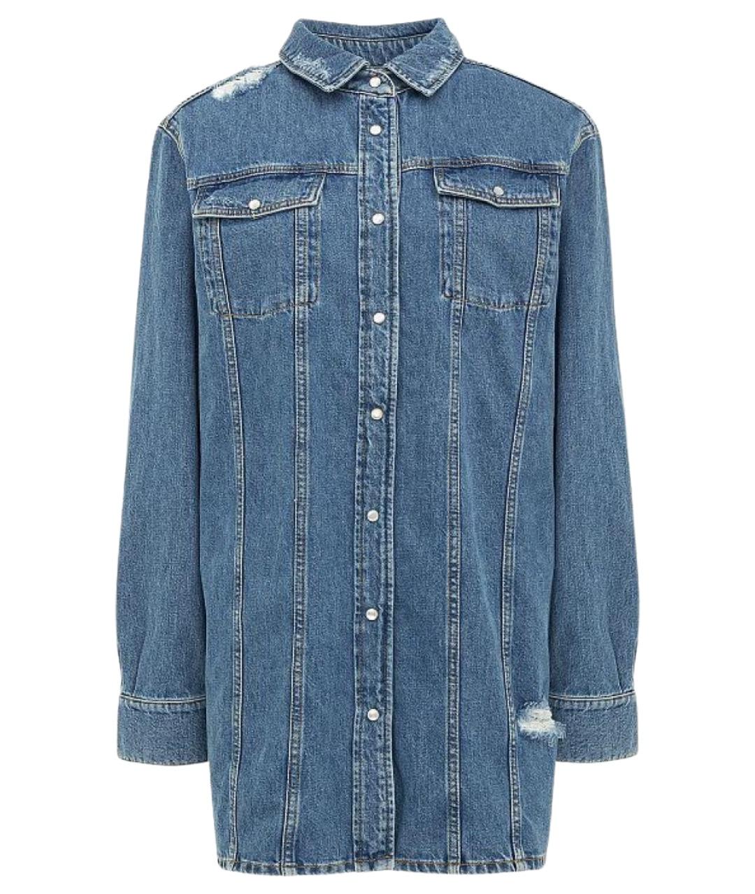 IRO Синее деним повседневное платье, фото 1