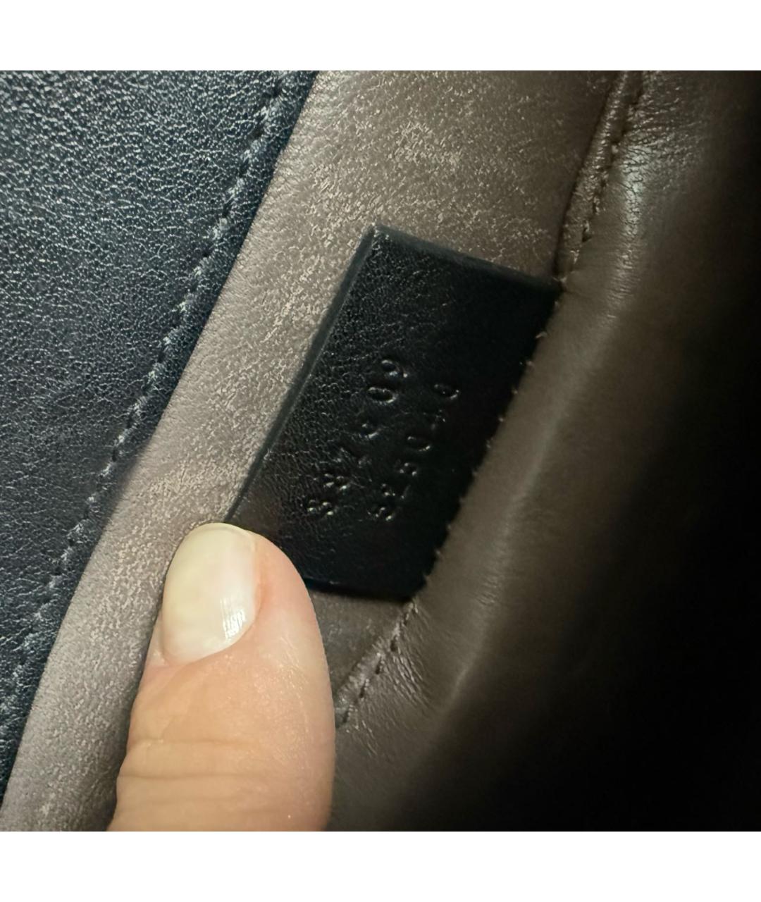 GUCCI Черная сумка через плечо из лакированной кожи, фото 5