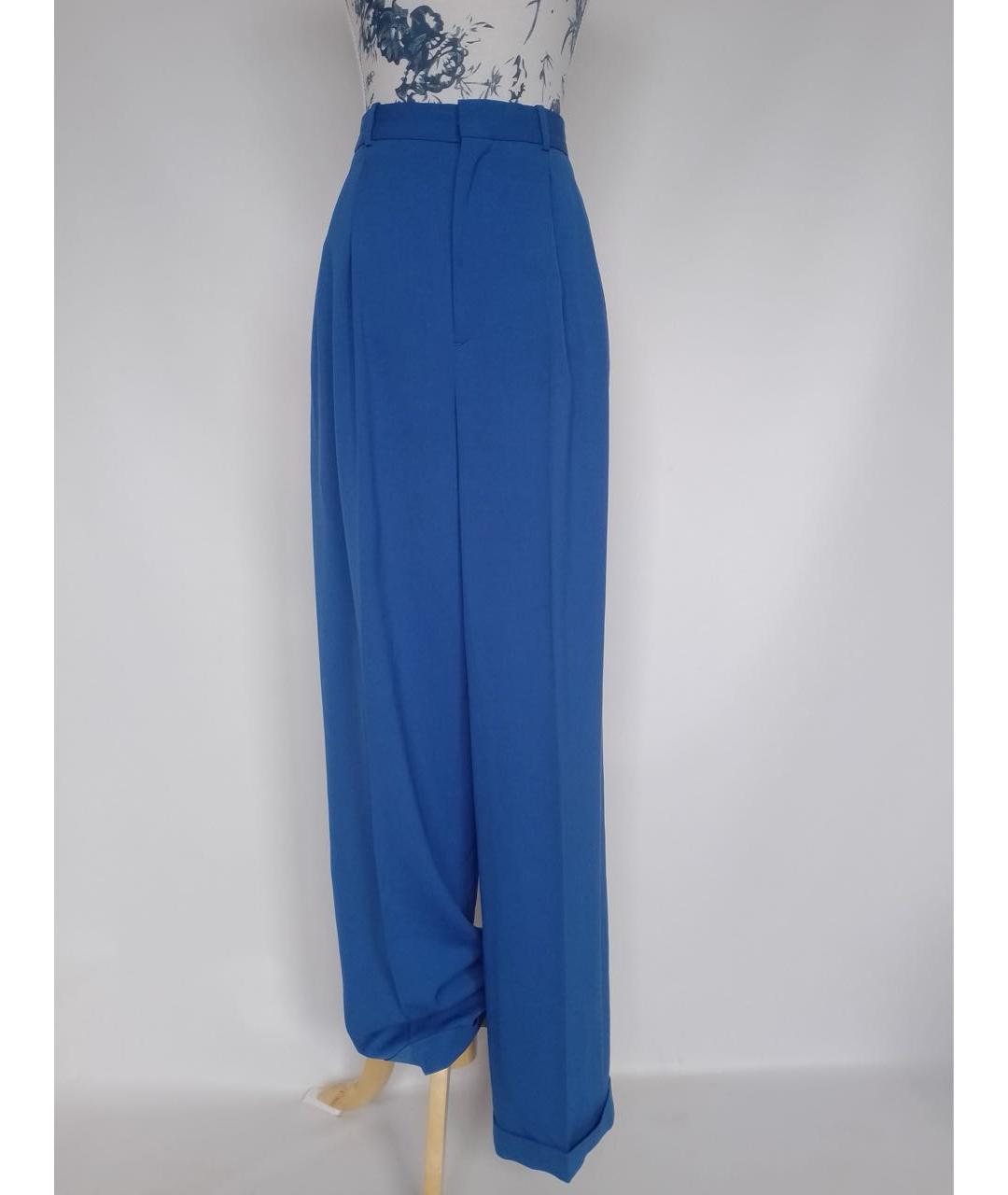 POLO RALPH LAUREN Синий шерстяной костюм с брюками, фото 5