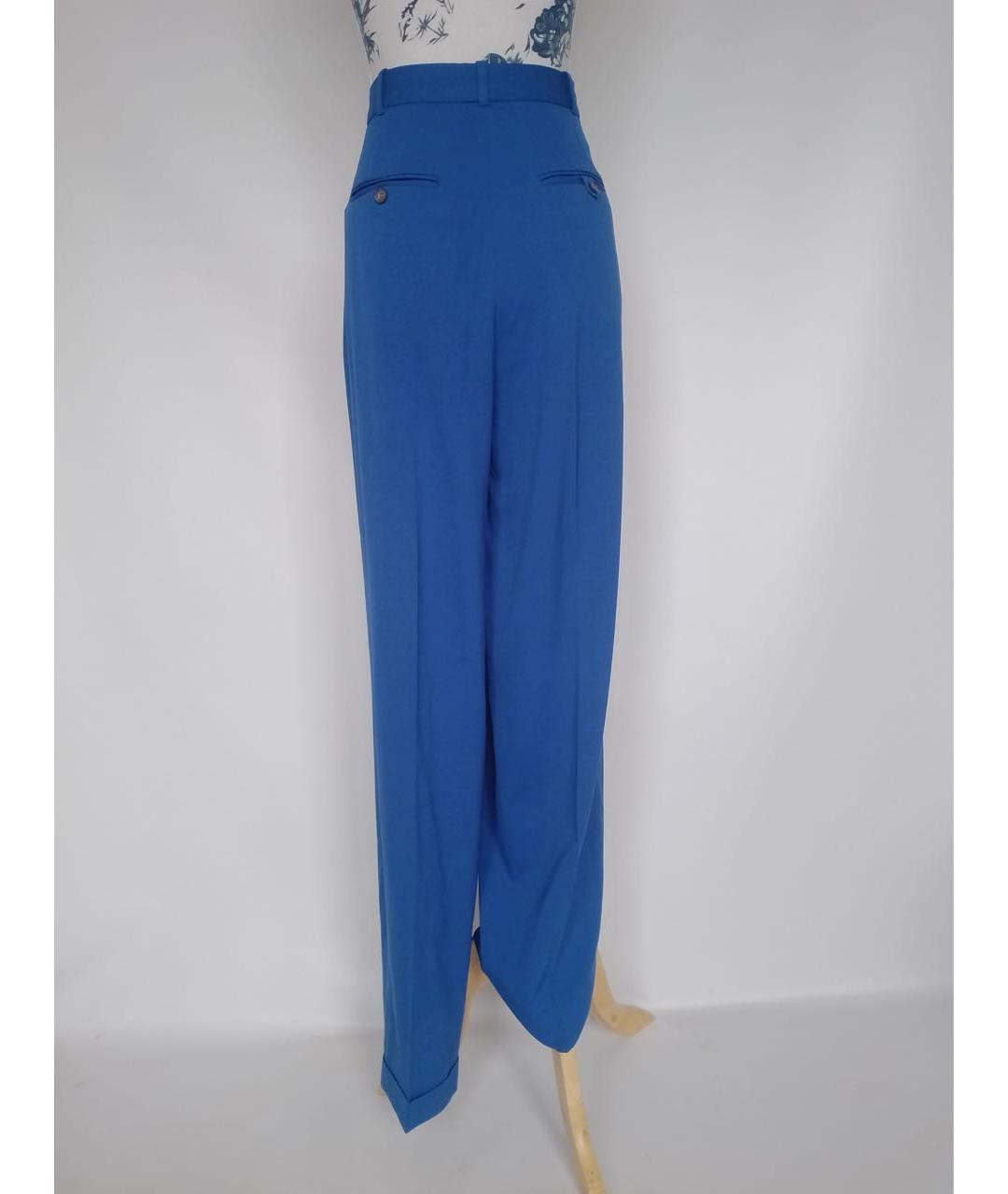 POLO RALPH LAUREN Синий шерстяной костюм с брюками, фото 7