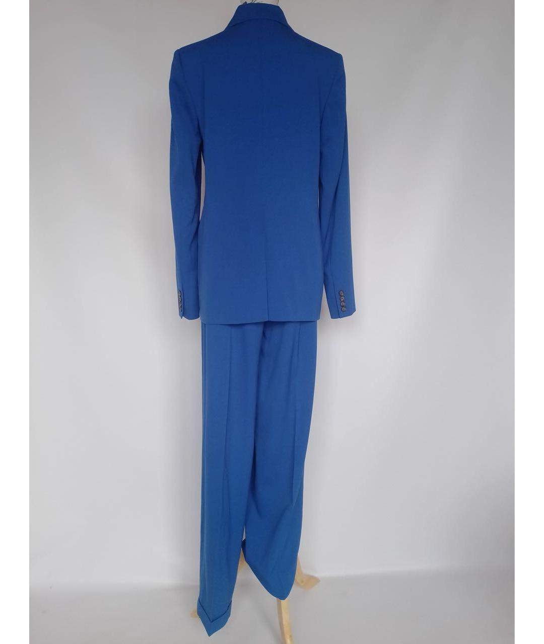 POLO RALPH LAUREN Синий шерстяной костюм с брюками, фото 2