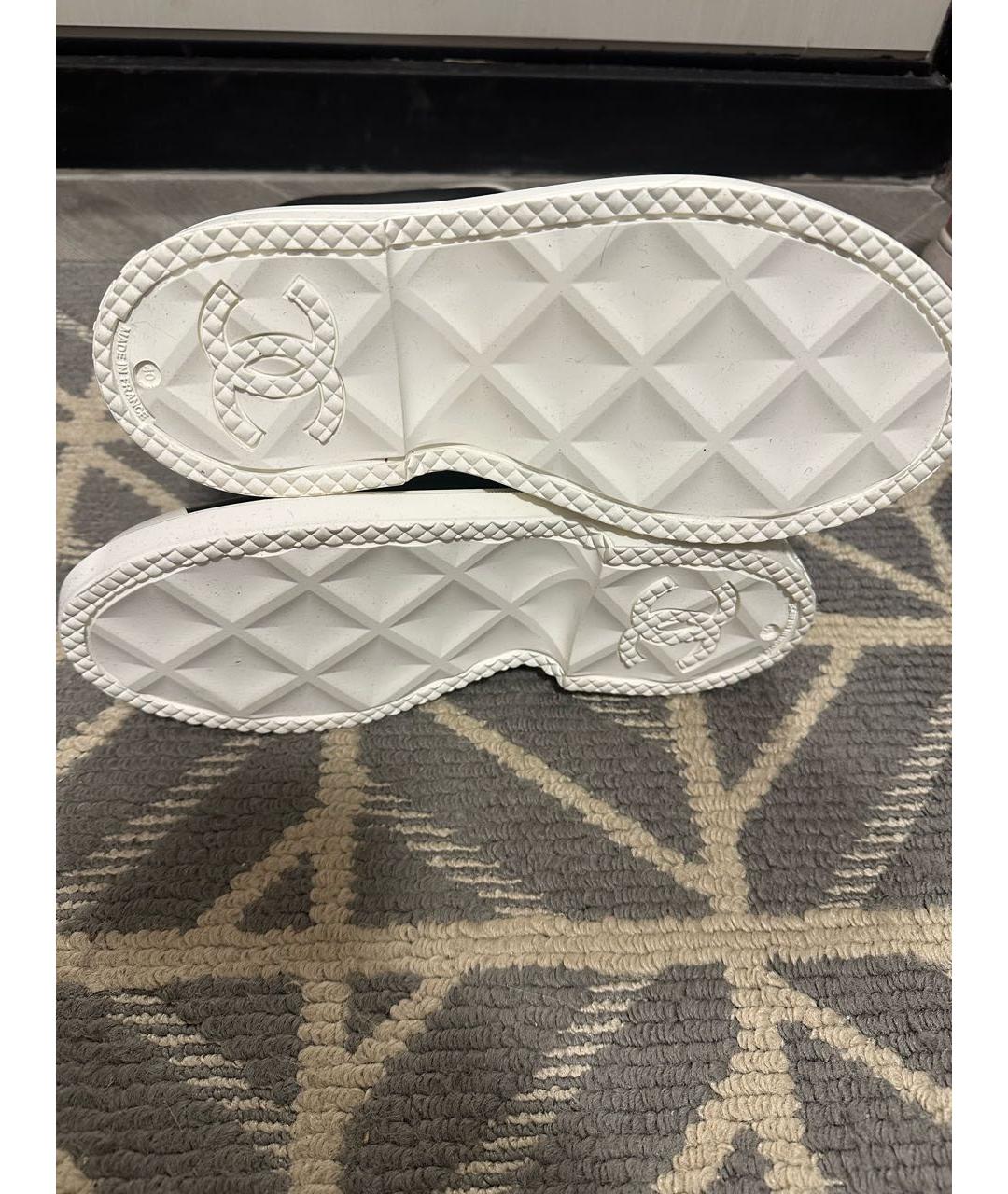 CHANEL Черные резиновые сапоги, фото 5