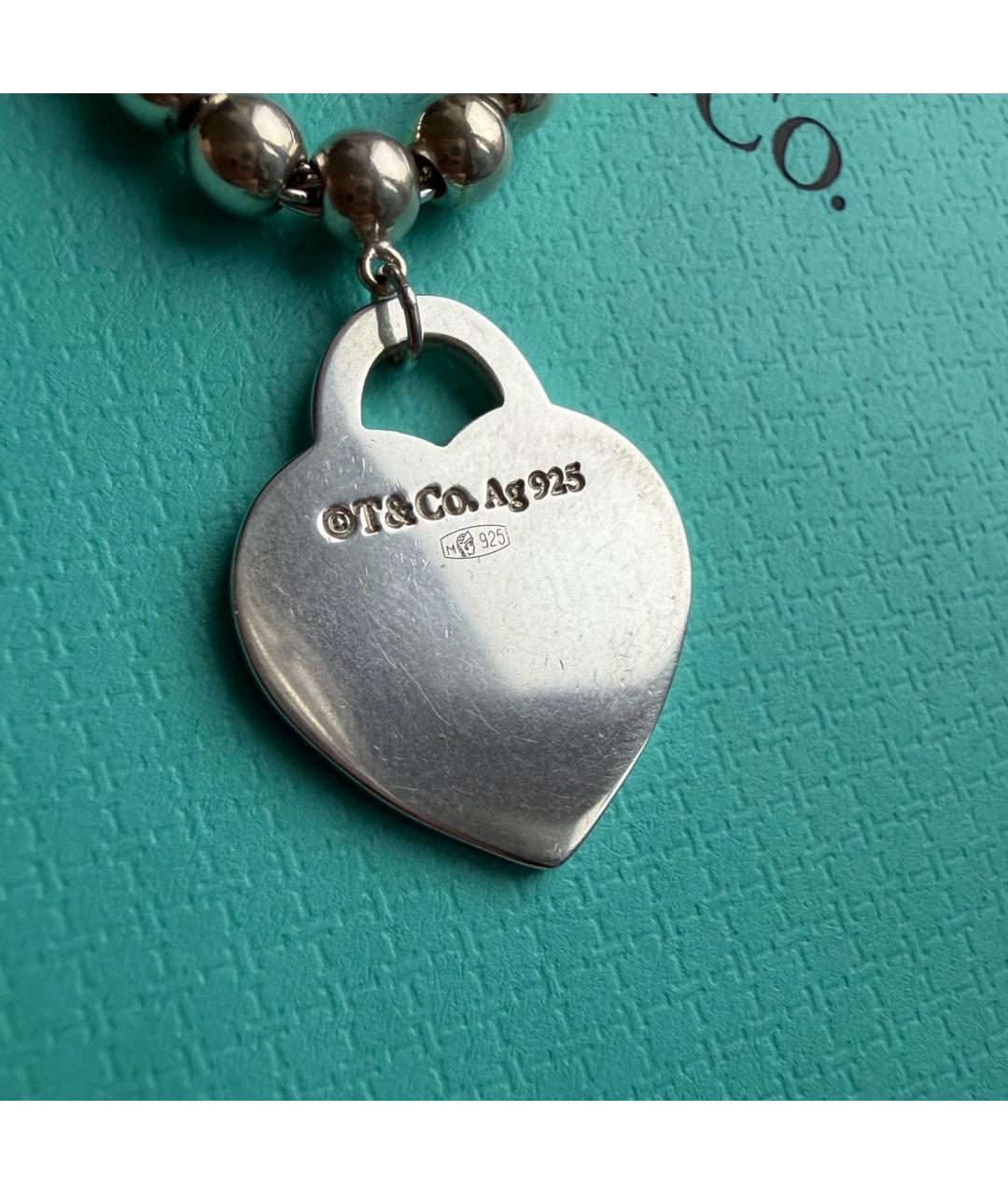 TIFFANY&CO Серебряное серебряное колье, фото 7