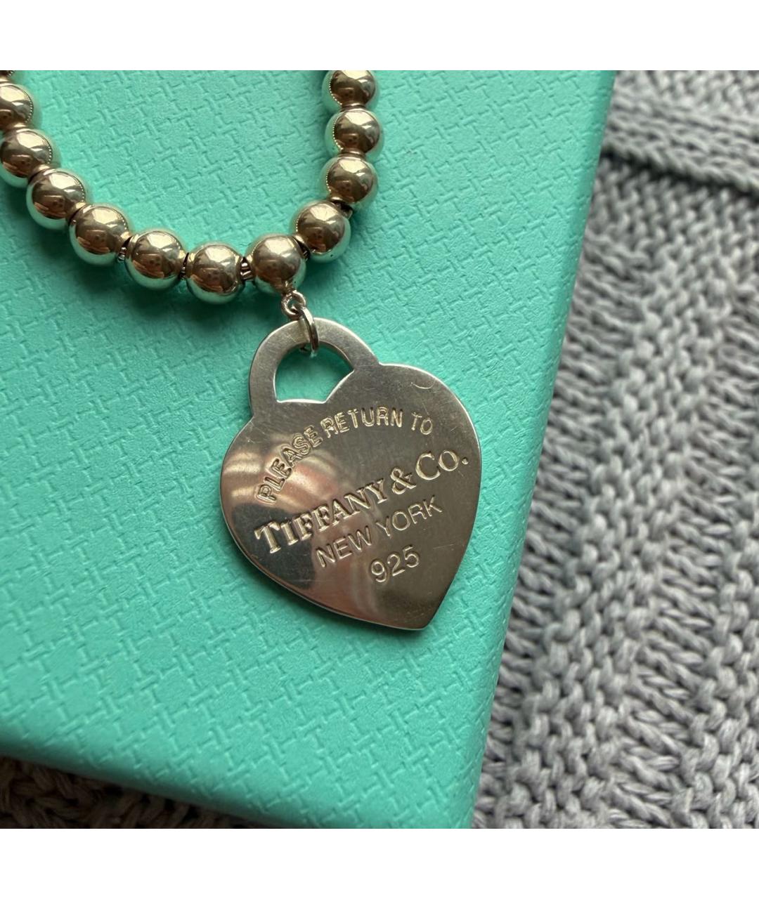 TIFFANY&CO Серебряное серебряное колье, фото 4