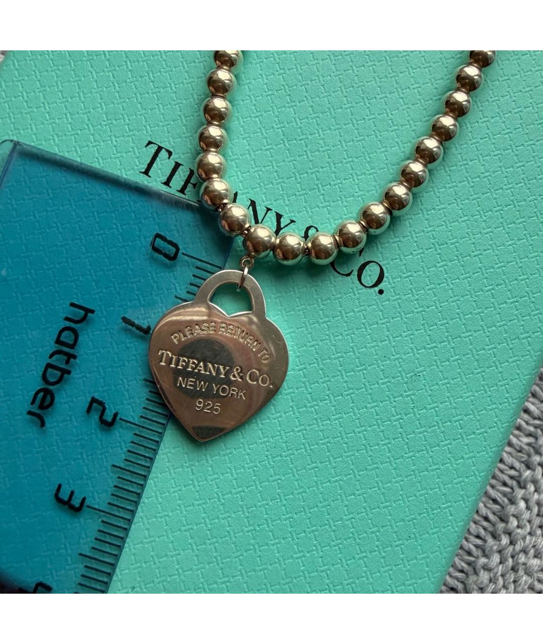 TIFFANY&CO Серебряное серебряное колье, фото 5