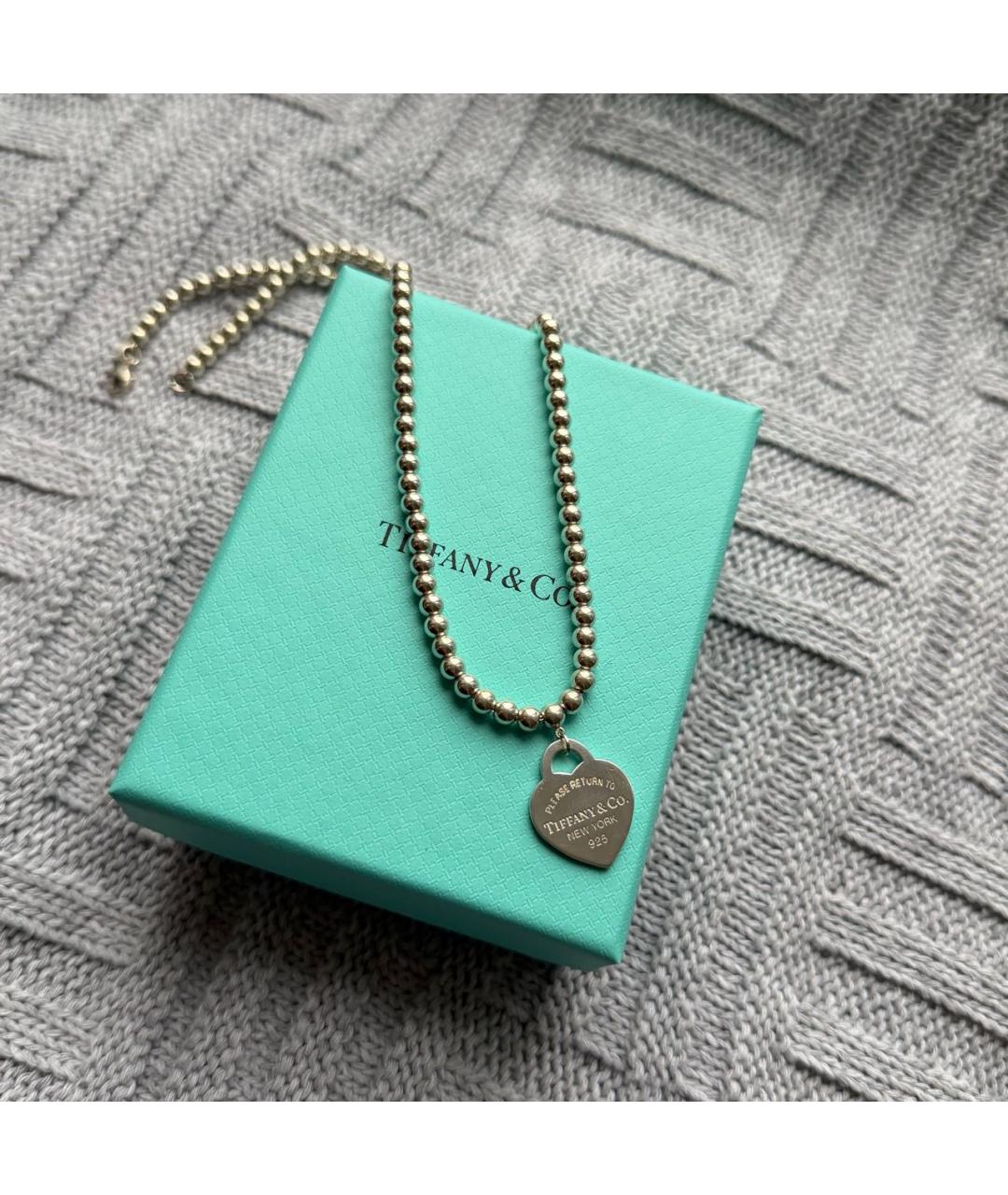TIFFANY&CO Серебряное серебряное колье, фото 3