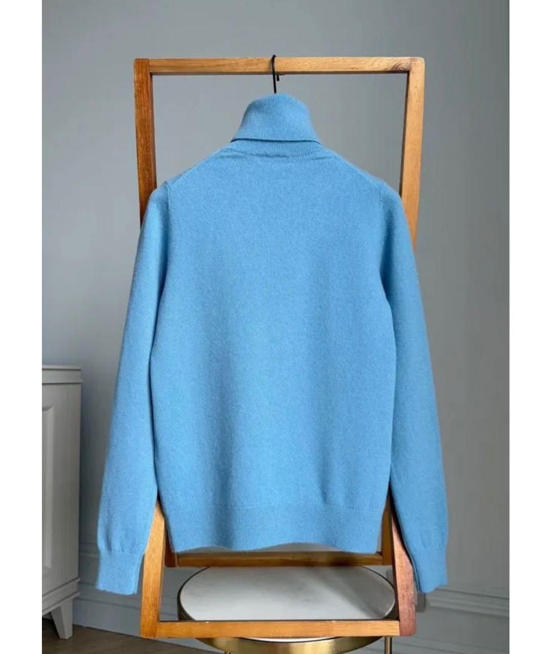12 STOREEZ Голубая кашемировая водолазка, фото 3